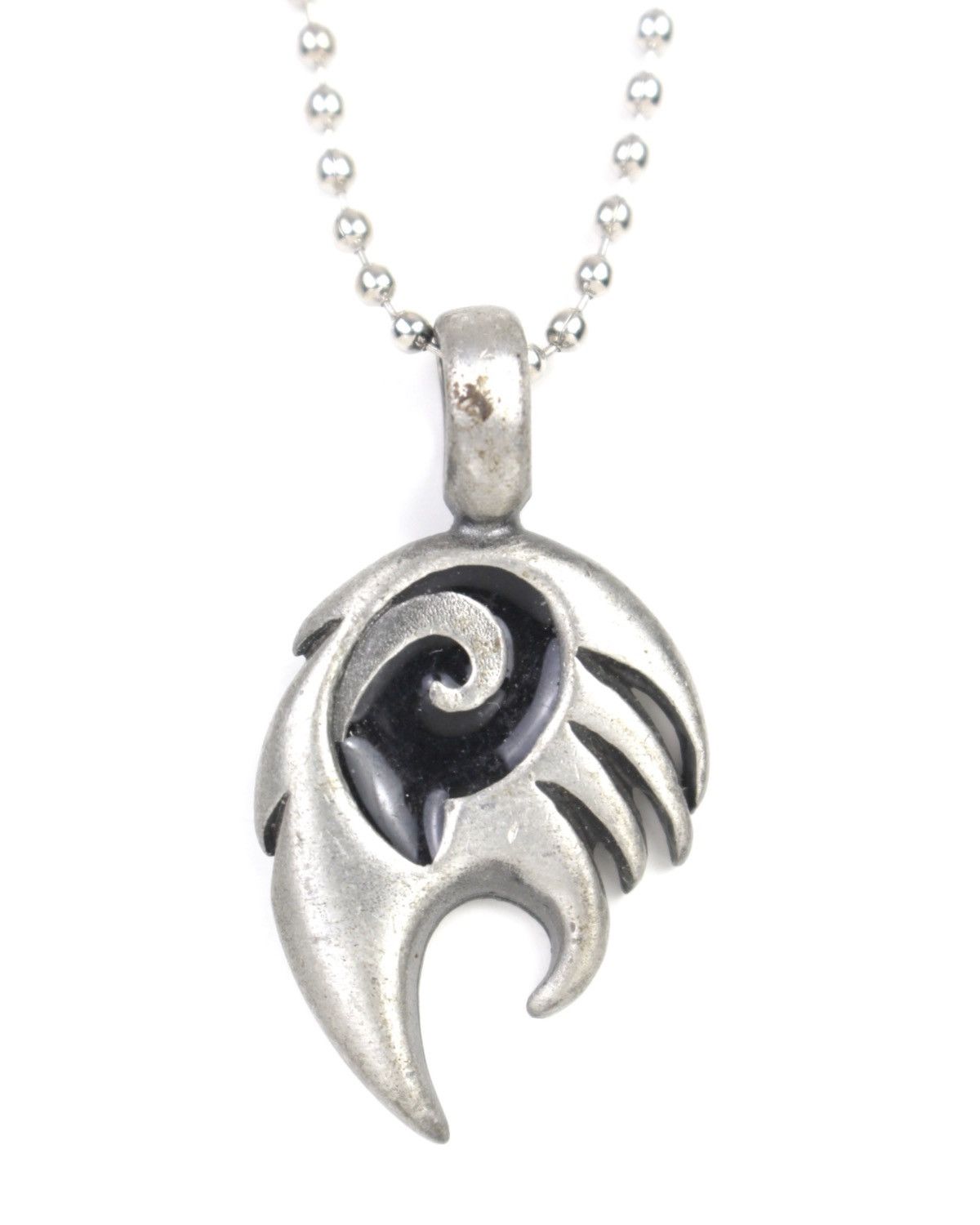 Hysteric Glamour 2000S JAPANESE MADE SILVER FLAME SPIRAL TALON NECKLACE Size ONE SIZE - 1 Thumbnail