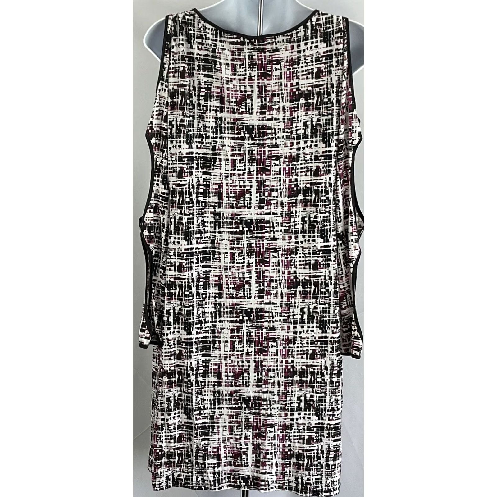 Laundry by Shelli Segal Laundry Shelli Segal Dress S Multi Geometric Cold Shoulder Cutout sheath boho Womens Size S / US 4 / IT 40 - 3 Thumbnail