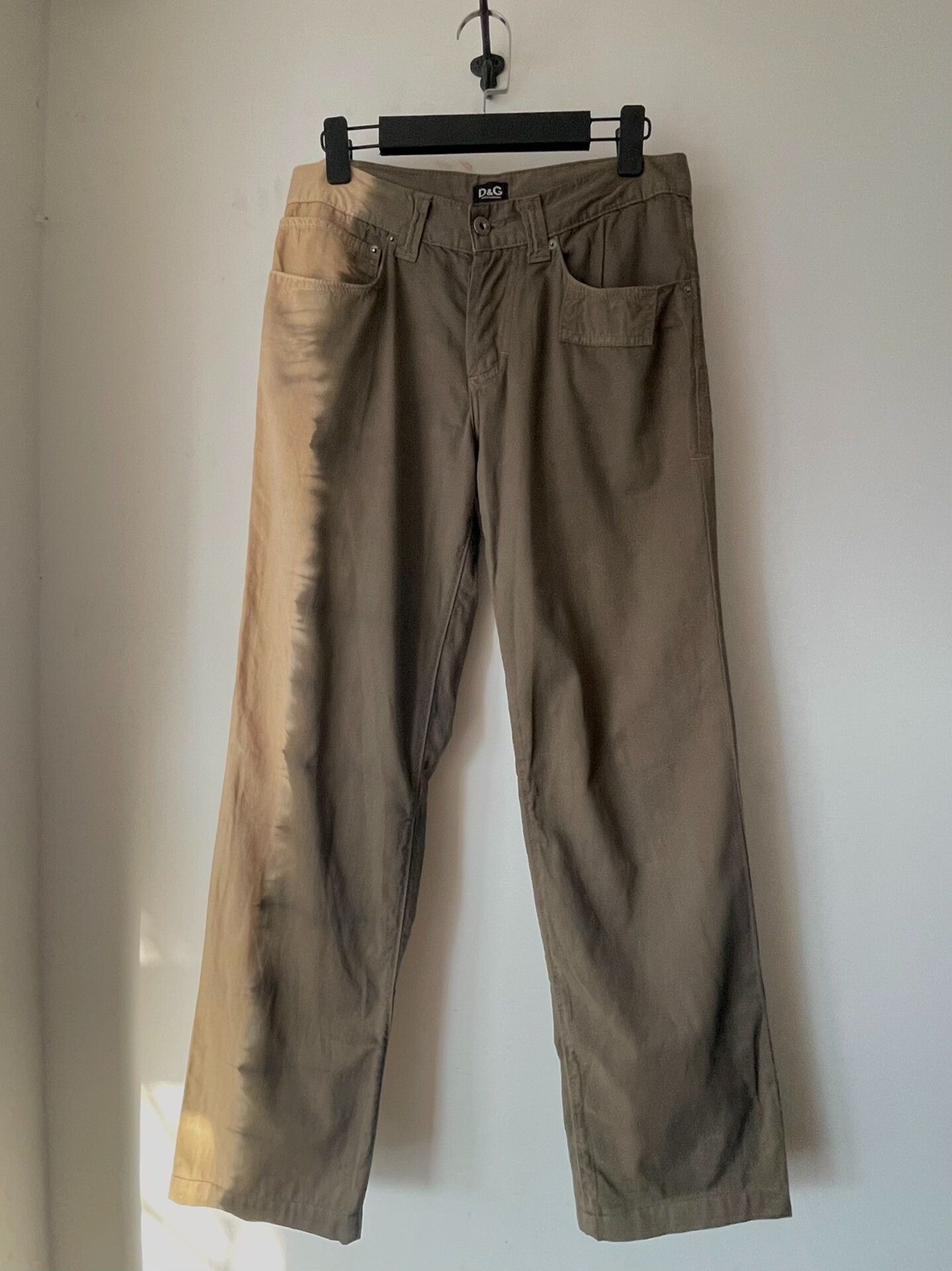 Dolce & Gabbana asymmetric gradient military straight pants Size US 29 - 1 Thumbnail