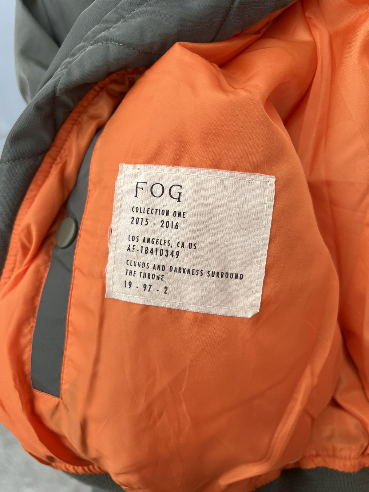Fear of God Fear Of God Bomber Jacket Size US M / EU 48-50 / 2 - 5 Thumbnail
