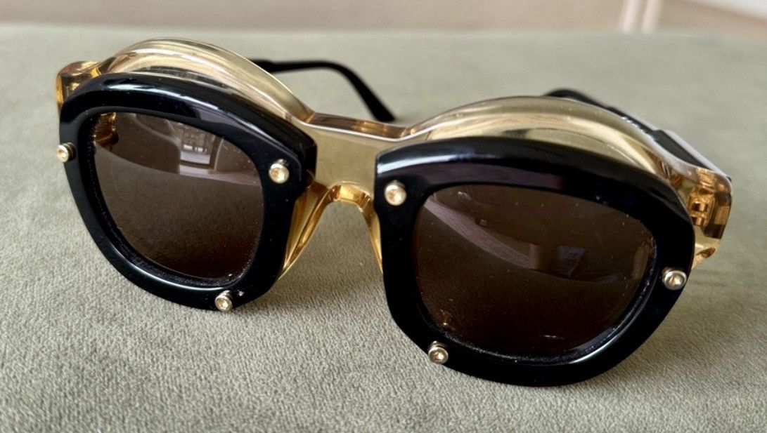 Kuboraum Kuboraum Maske W1 Honey/Black Sunglasses Size ONE SIZE - 7 Thumbnail