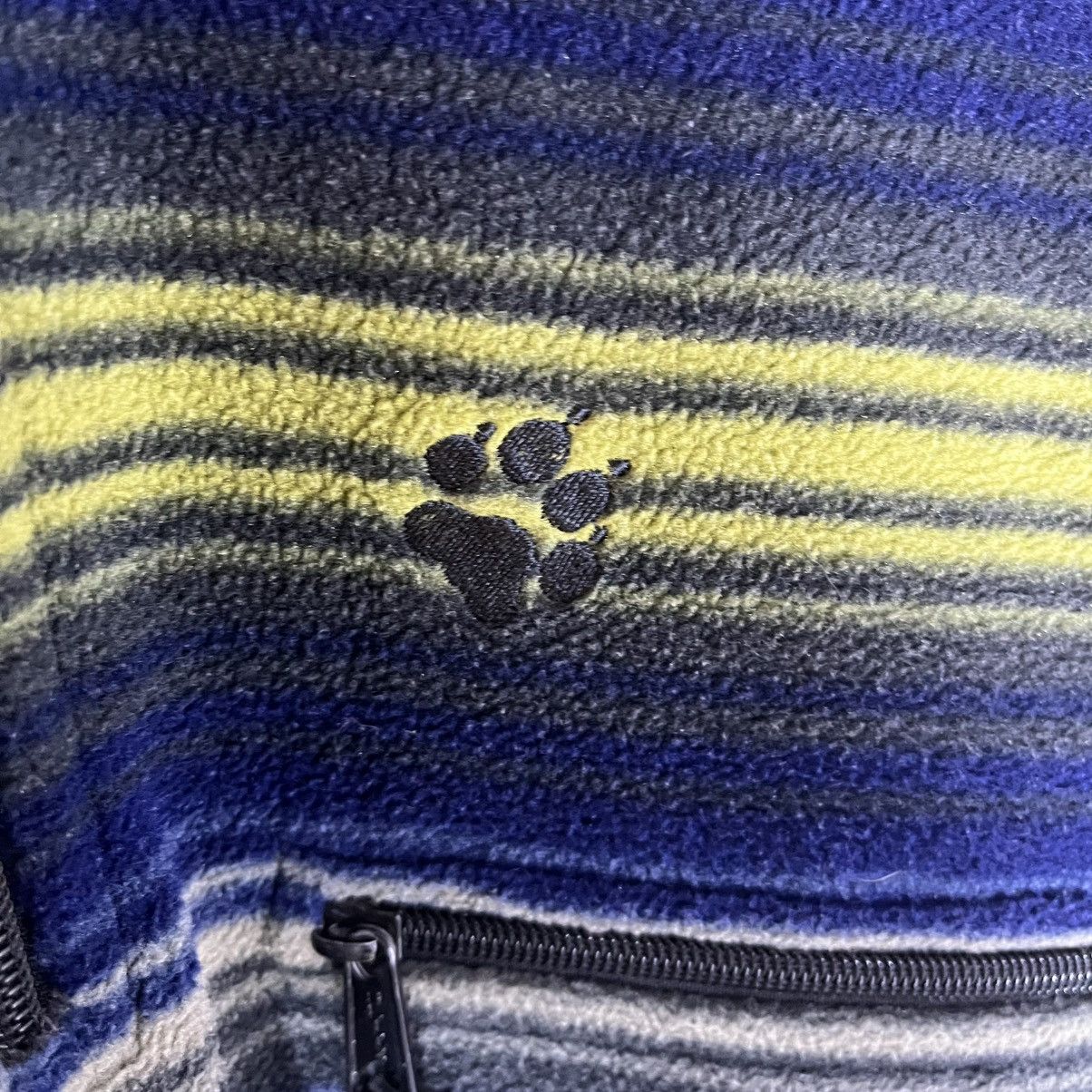 Jack Wolfskin Vintage Jack Wolfskin Polartec Striped Pocket Fleece Outdoor Size US XL / EU 56 / 4 - 2 Thumbnail
