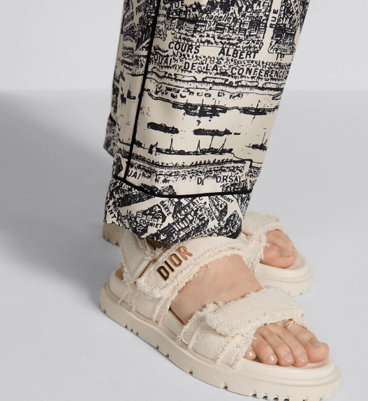 Dior o1w1db10725 KCO002 Dioract Sandals in Ecru Size US 12 / IT 42 - 7 Thumbnail