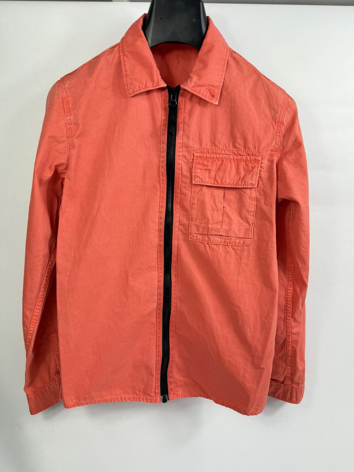 image of Stone Island Kids Zip Up Jacket Age 12 in Peach (Size XS)