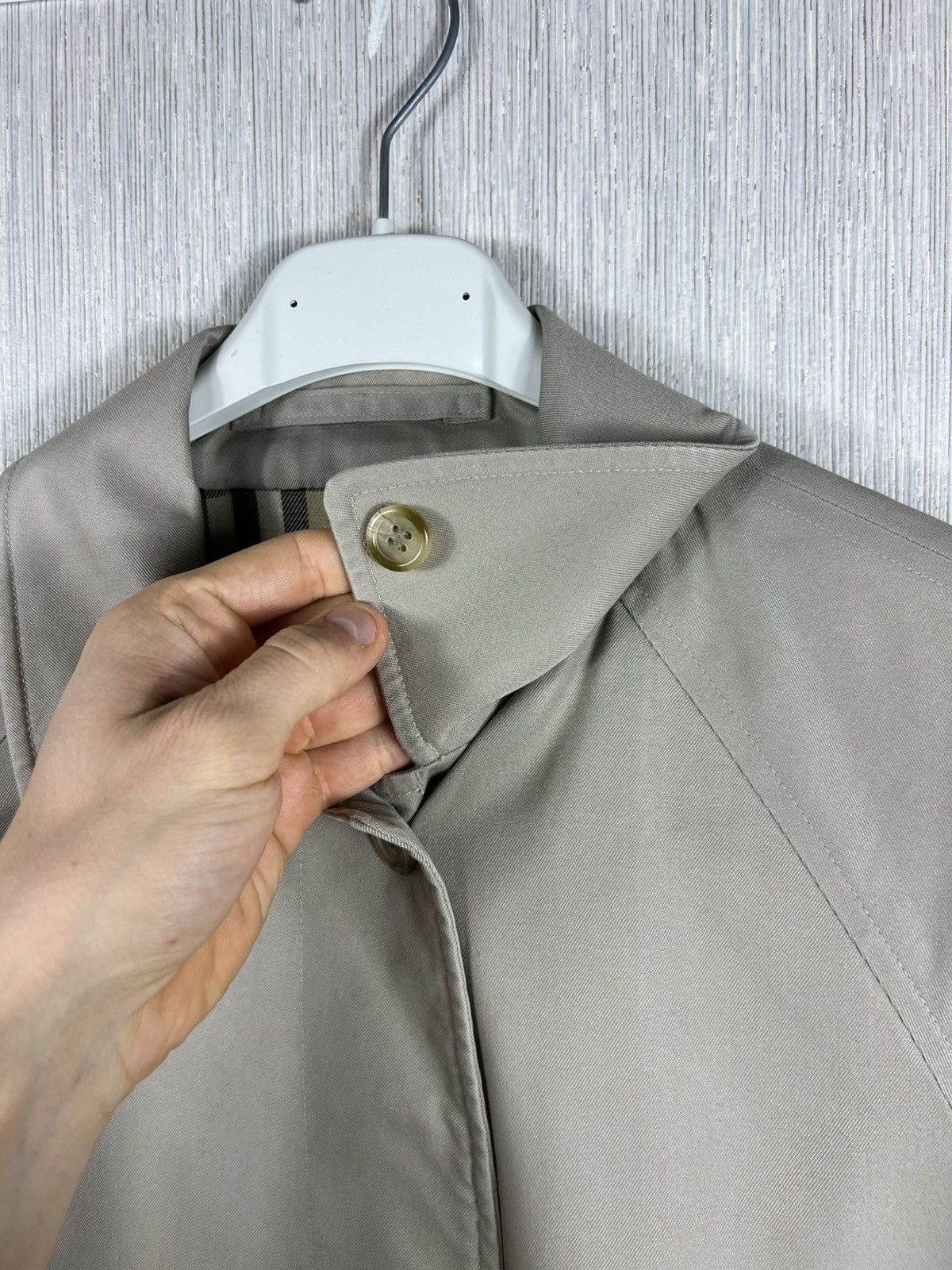 Burberry Vintage Burberrys London long trench coat parka nova checked Size US L / EU 52-54 / 3 - 15 Thumbnail