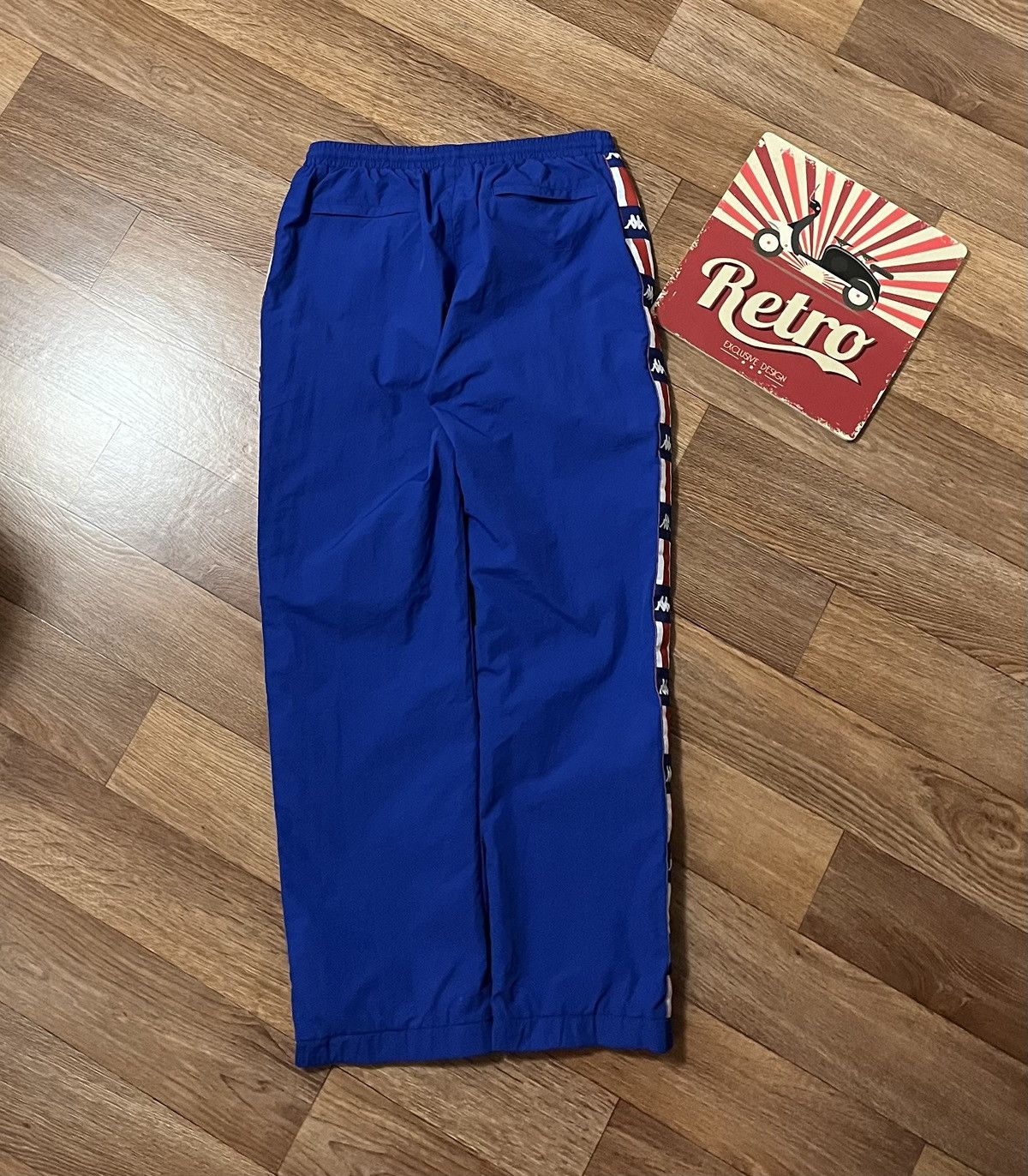 Kappa Vintage Kappa Lampas Stripe Baggy Sweatpants Size US 34 / EU 50 - 7 Thumbnail