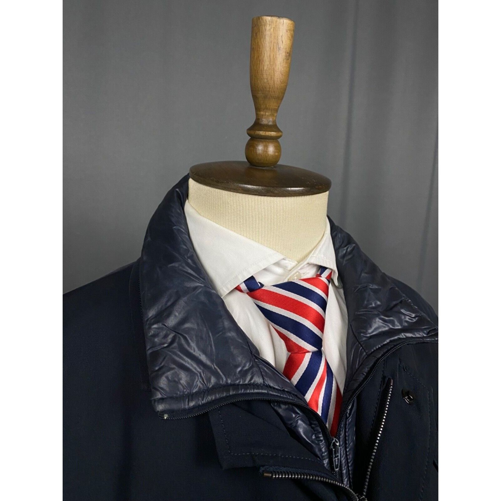 Herno Herno Men's Blue Lined Down Insulated Long Coat Size L-XL Size US L / EU 52-54 / 3 - 6 Thumbnail