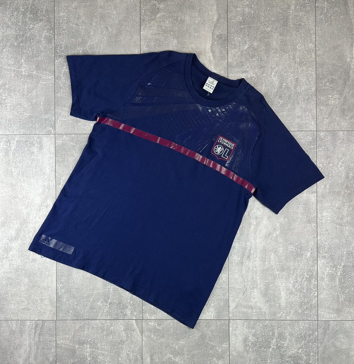 Adidas Adidas Olympique Lyonnais Cotton Soccer Football Jersey Size US XL / EU 56 / 4 - 9 Thumbnail