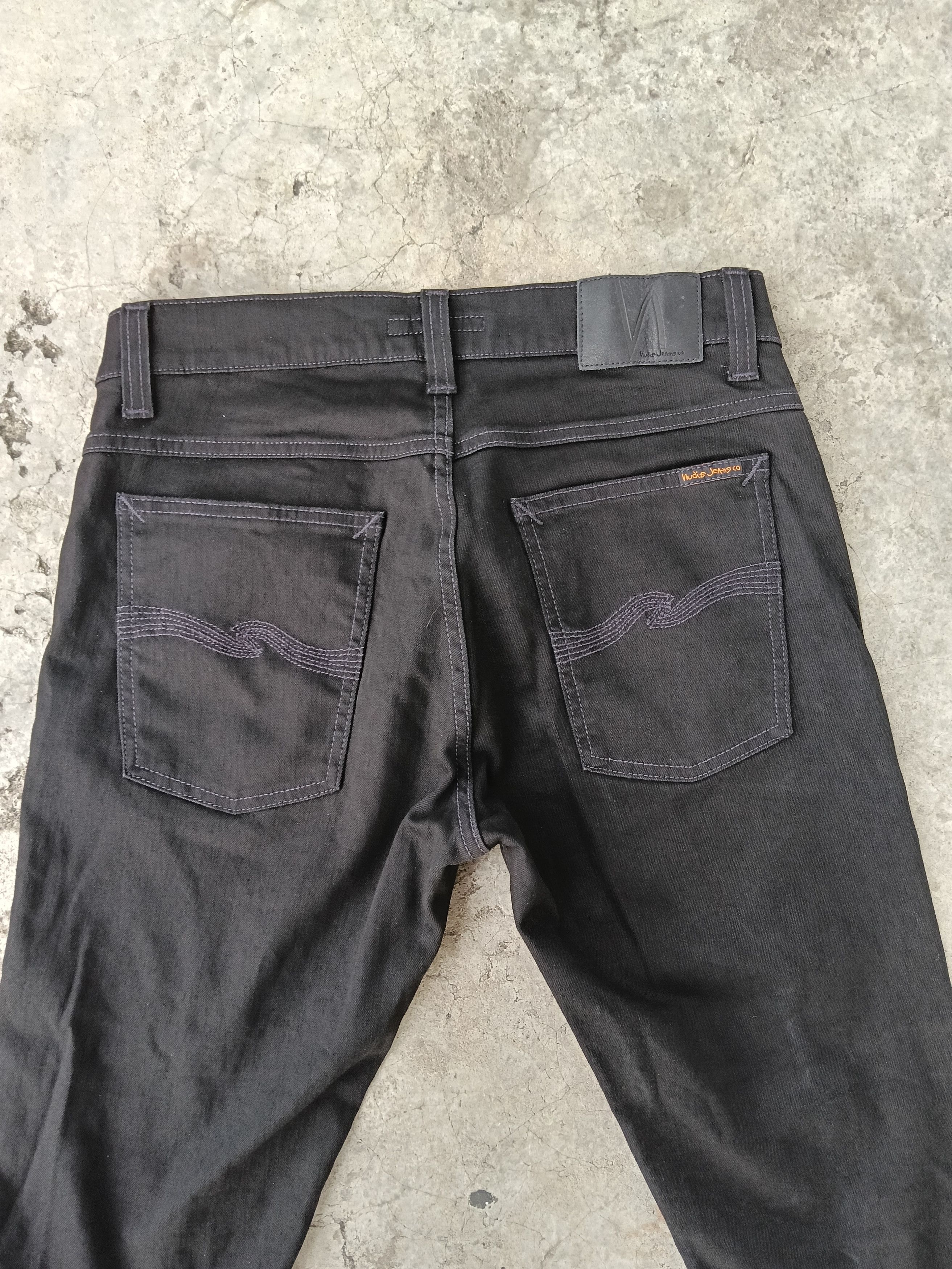 Nudie Jeans Deep Black Nudie Tight Terry Denim Size US 32 / EU 48 - 3 Thumbnail