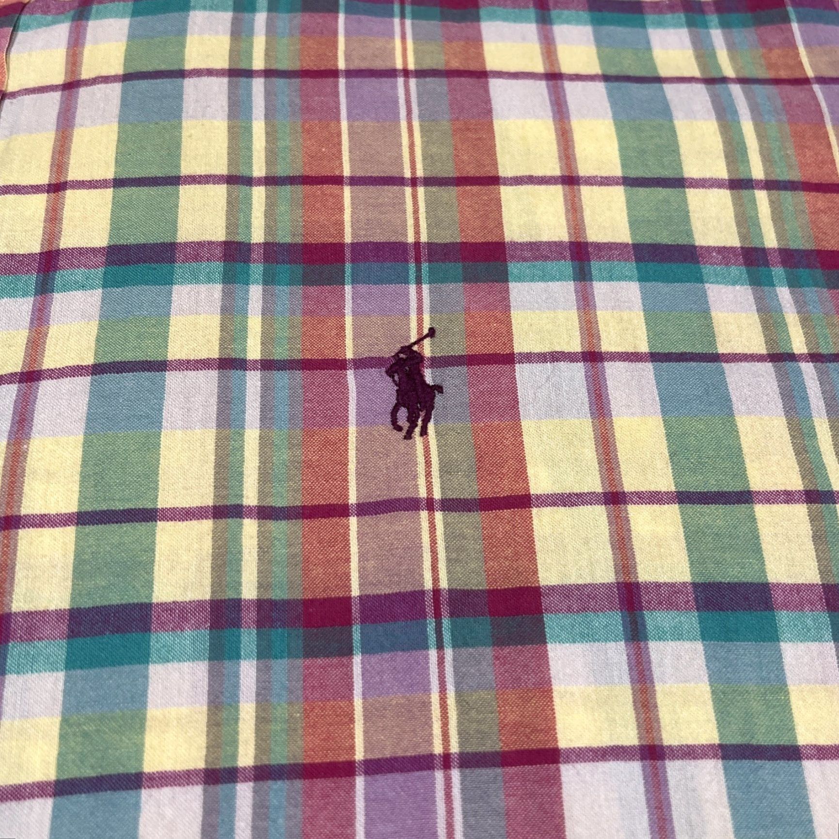 Ralph Lauren Ralph Lauren Shirt Men L Blake Plaid Short Sleeve Button-Down Colorful Cotton Size US L / EU 52-54 / 3 - 4 Thumbnail