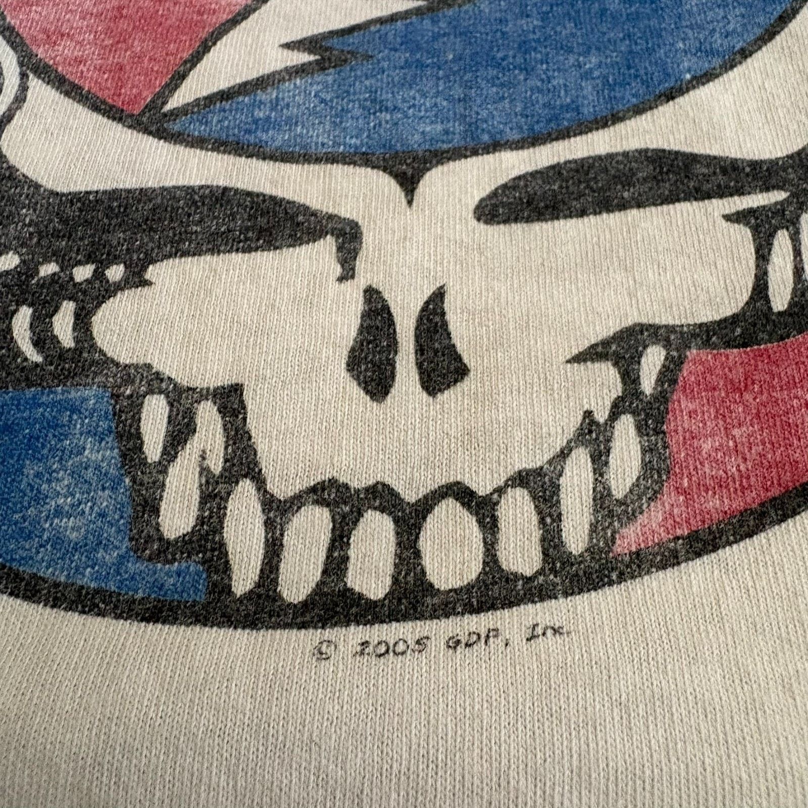 Grateful Dead × Vintage Vintage Grateful Dead T-Shirt Men's Size 2XL White Ringer Size US XXL / EU 58 / 5 - 10 Thumbnail