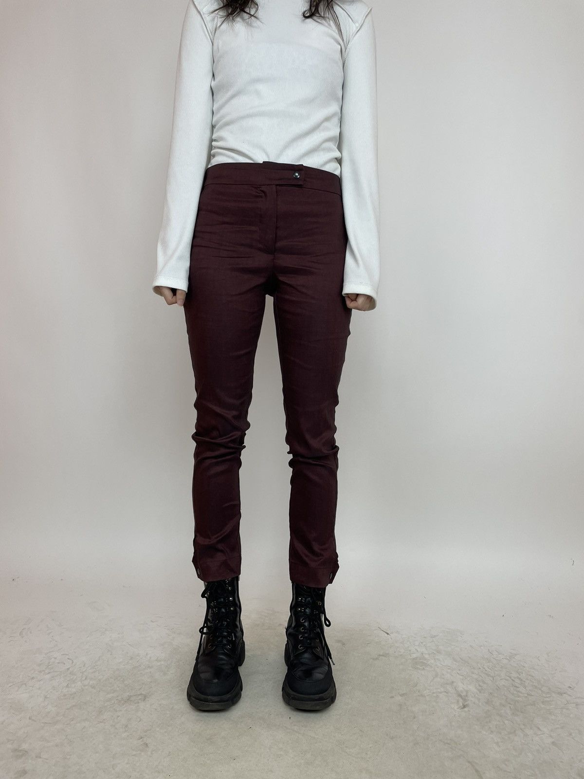 Sarah Pacini Sarah Pacicni Linen Trousers Pants Womens size 0 Size 25" / US 0 / IT 36 - 5 Thumbnail