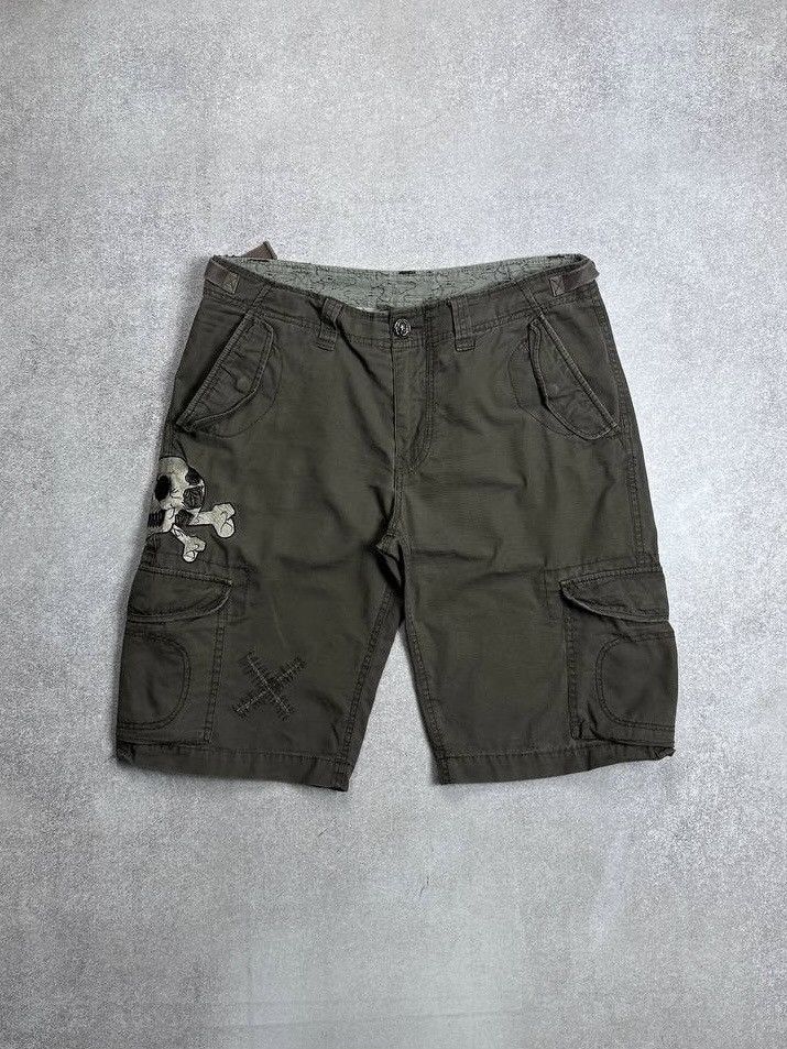 Japanese Brand Vintage De Puta Madre Crazy Embroidery Y2K Shorts Jorts 32/M Size US 32 / EU 48 - 1 Thumbnail