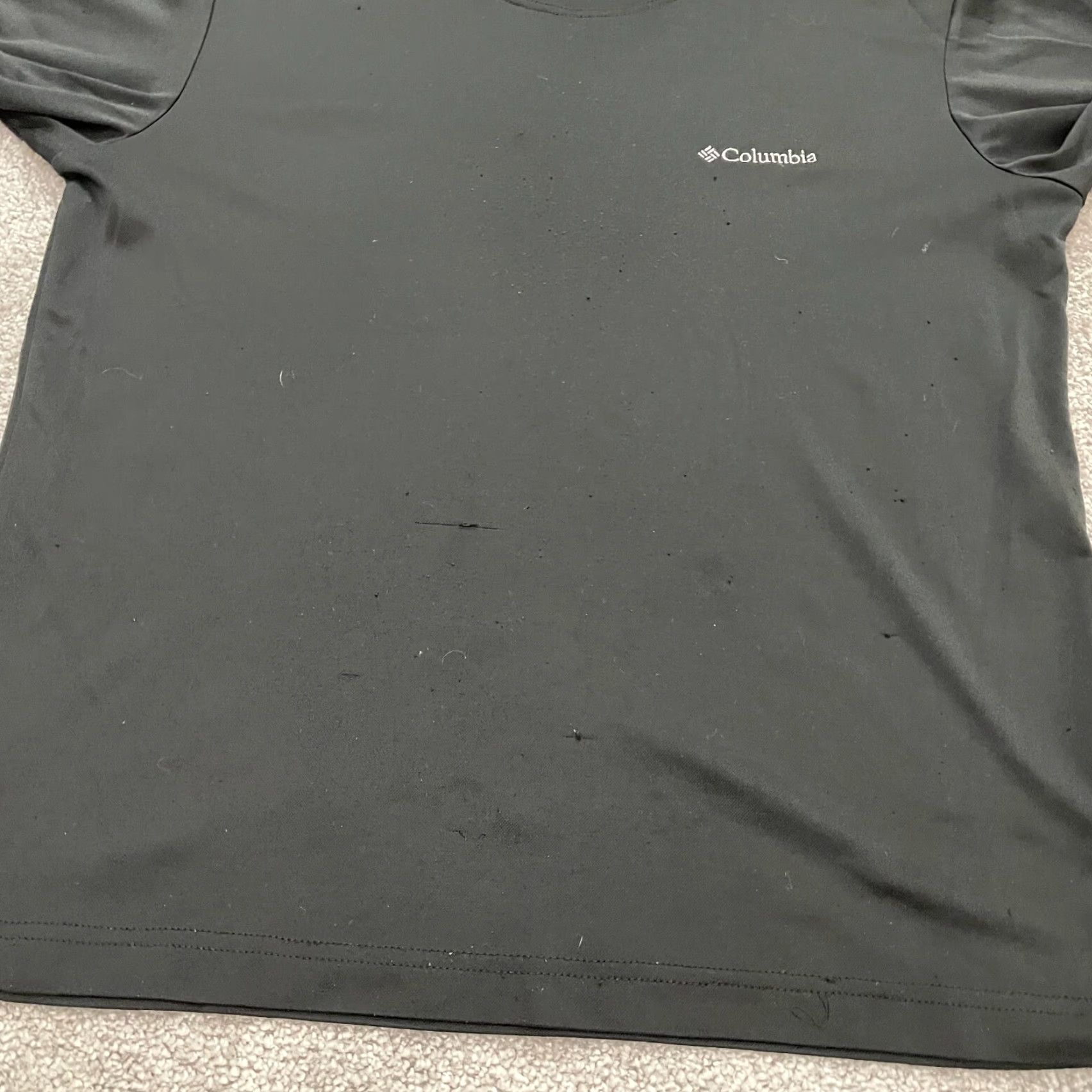 Vintage Columbia Omni Wick T-Shirt Mens Large Black Crew Neck Short Sleeve Active Tee Size US L / EU 52-54 / 3 - 5 Thumbnail