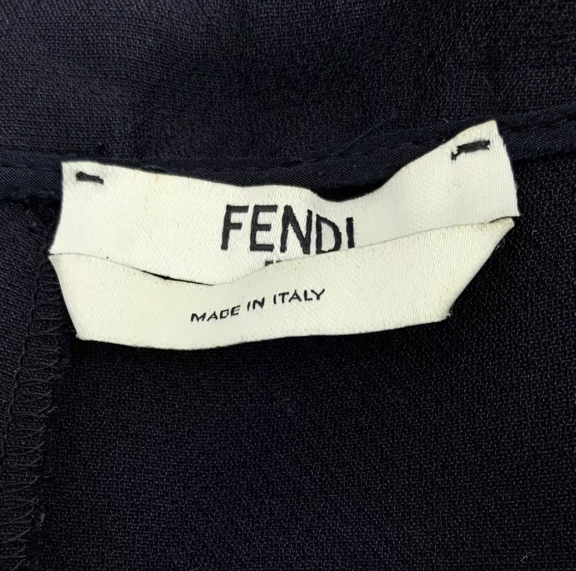 Fendi Fendi Black Sleeveless Round Neck Dress K26WX Size XS / US 0-2 / IT 36-38 - 6 Thumbnail