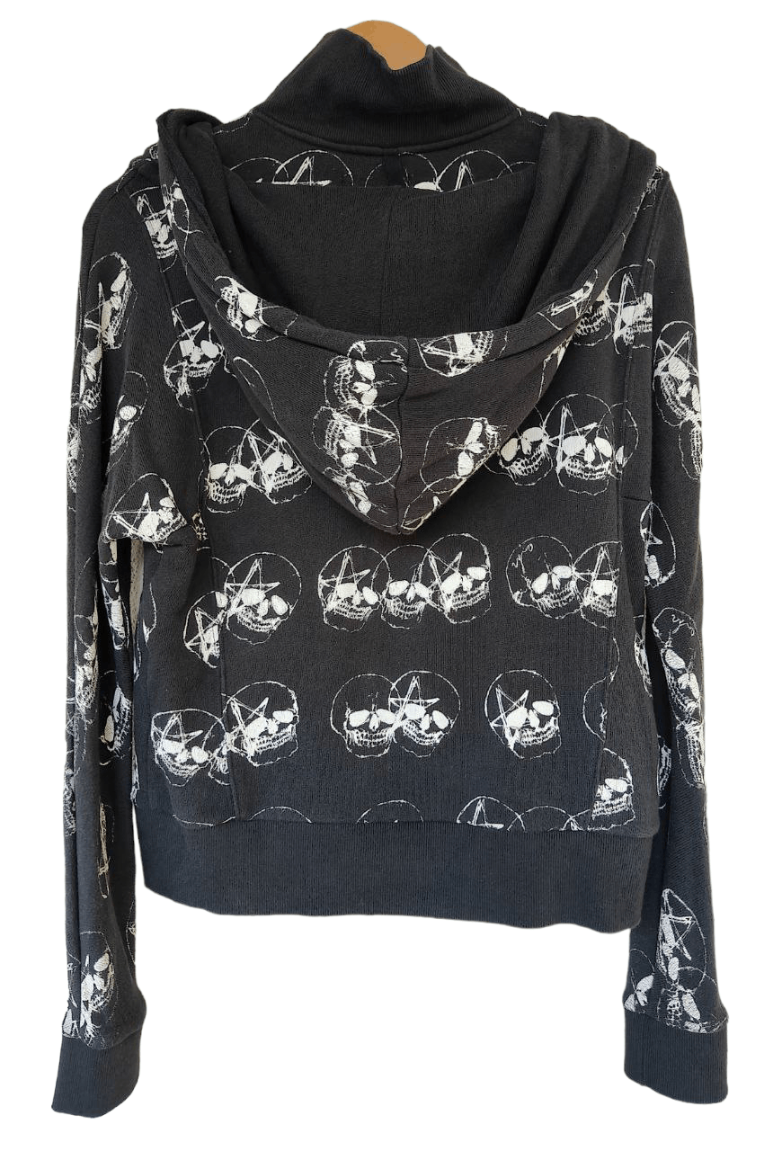 Japanese Brand Fullprint skull hoodie Size S / US 4 / IT 40 - 3 Thumbnail