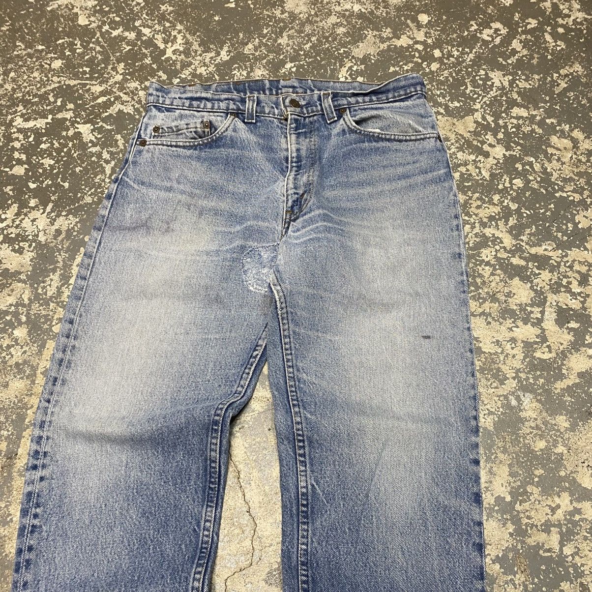Levi's × Vintage Vintage Levi’s 505 Straight Fit Blue Denim Jeans USA 80s Size US 32 / EU 48 - 11 Thumbnail