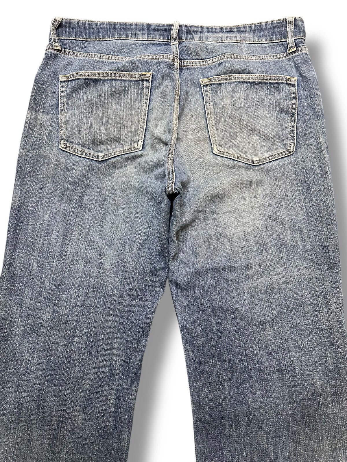 Japanese Brand Vintage Uniqlo Distressed Jeans With Baggy Loose Style Faded Size US 35 - 6 Thumbnail