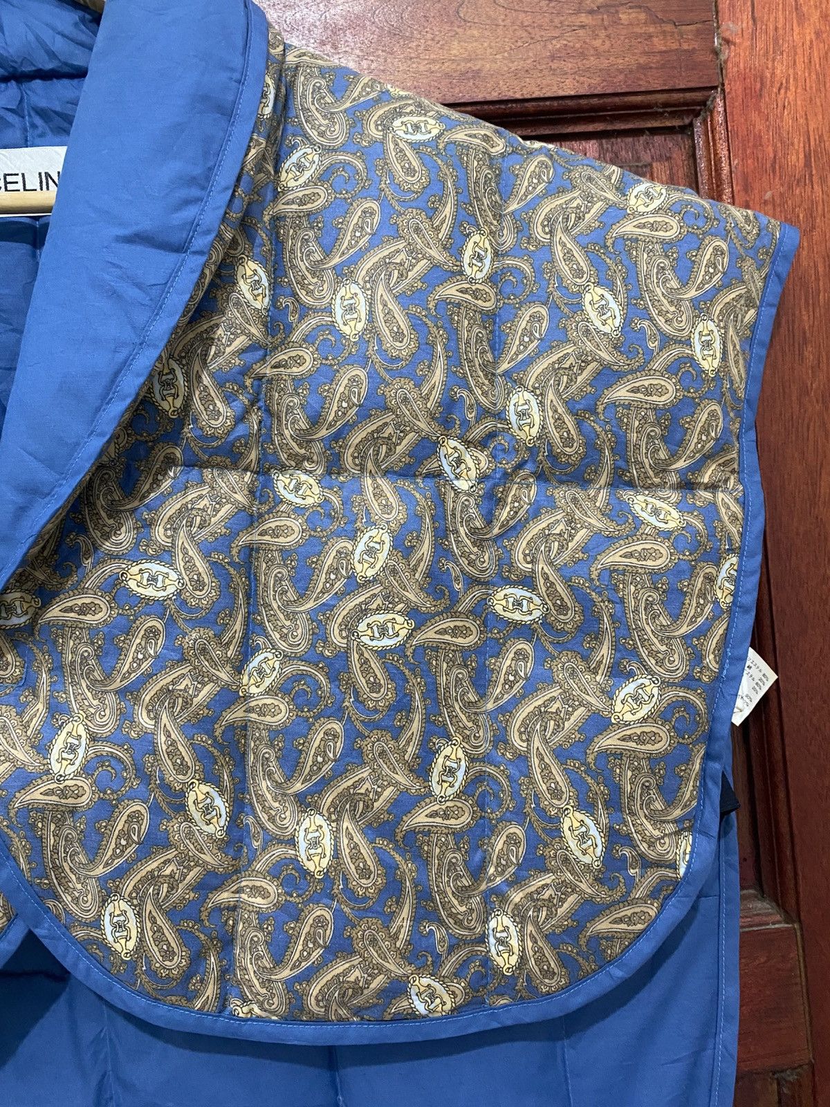 Celine Vintage Celine Paisley Down Poncho Rare Colour Size US L / EU 52-54 / 3 - 5 Thumbnail