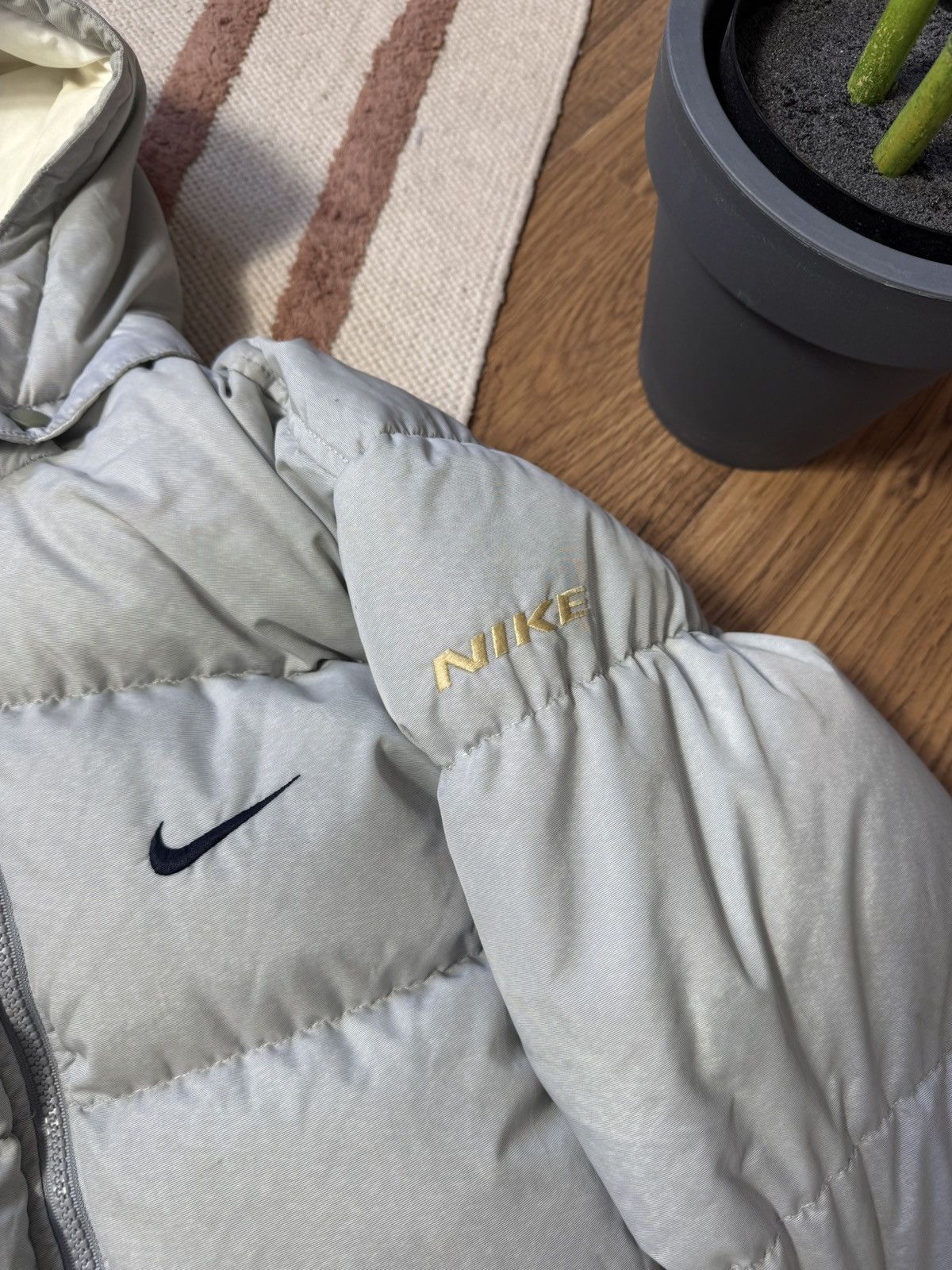 Nike VINTAGE NIKE 2000s DOWN PUFFER JACKET Size S / US 4 / IT 40 - 5 Thumbnail