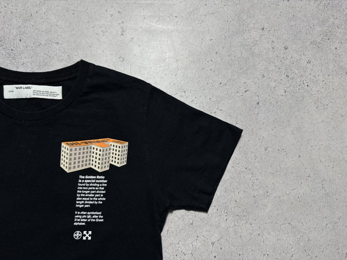 Off-White Off-White Rationalism Luxury Black Big Logo Shirt Size S Size US S / EU 44-46 / 1 - 2 Thumbnail