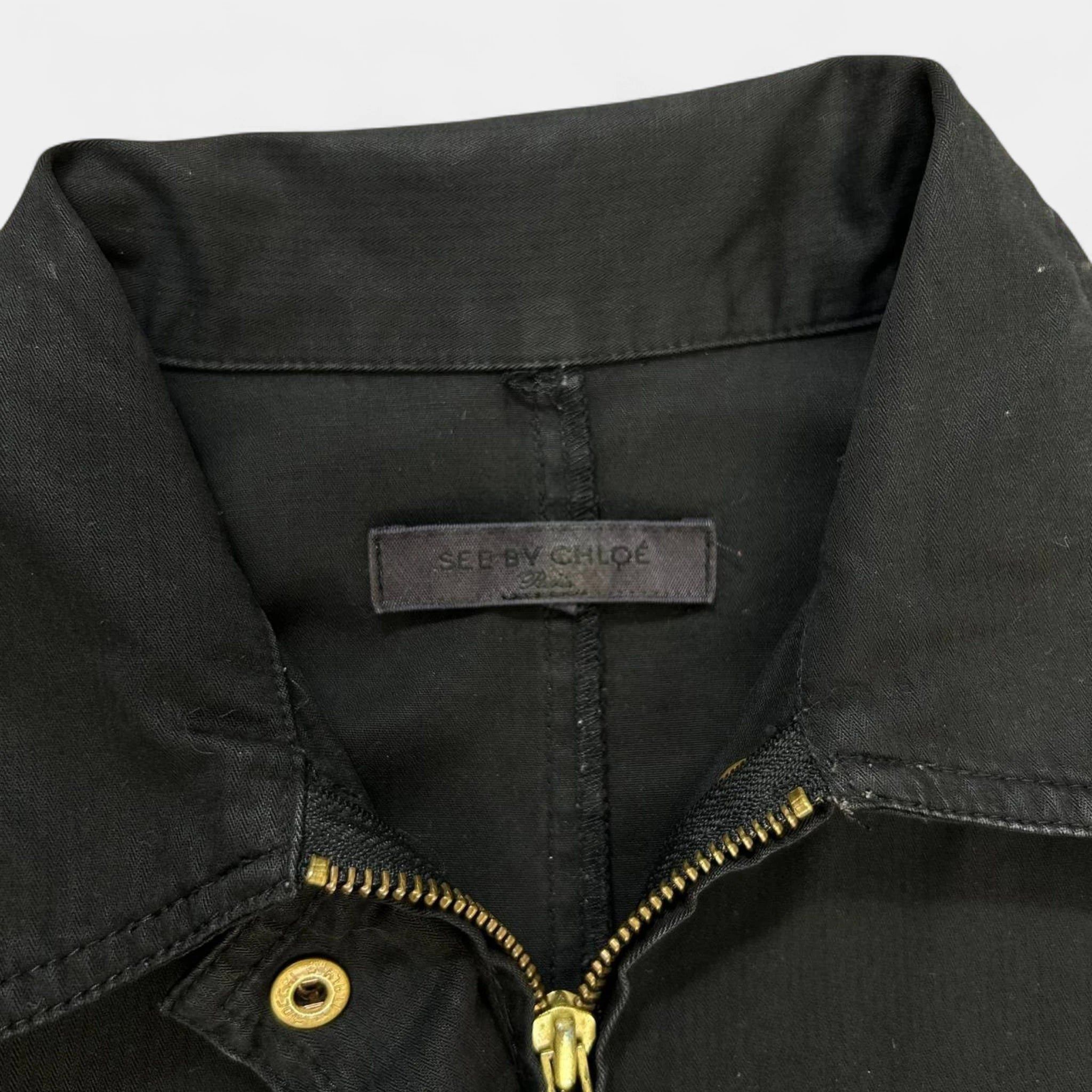 Chloe Chloé Dice Black Jumpsuit Size 26" / US 2 / IT 38 - 9 Thumbnail