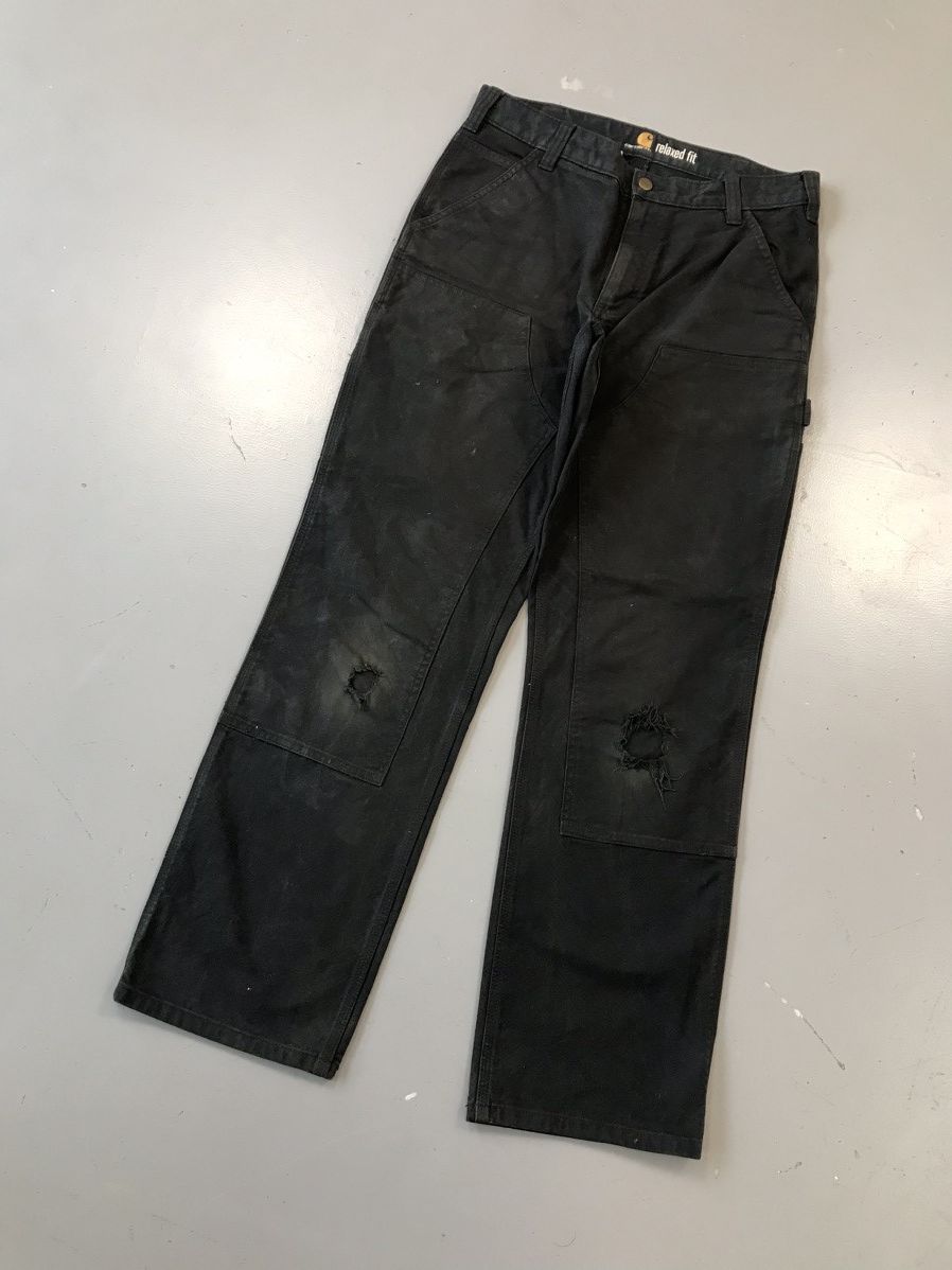 Carhartt × Vintage Vintage Carhartt relaxed fit double knee carpenter denim Size US 32 / EU 48 - 1 Thumbnail