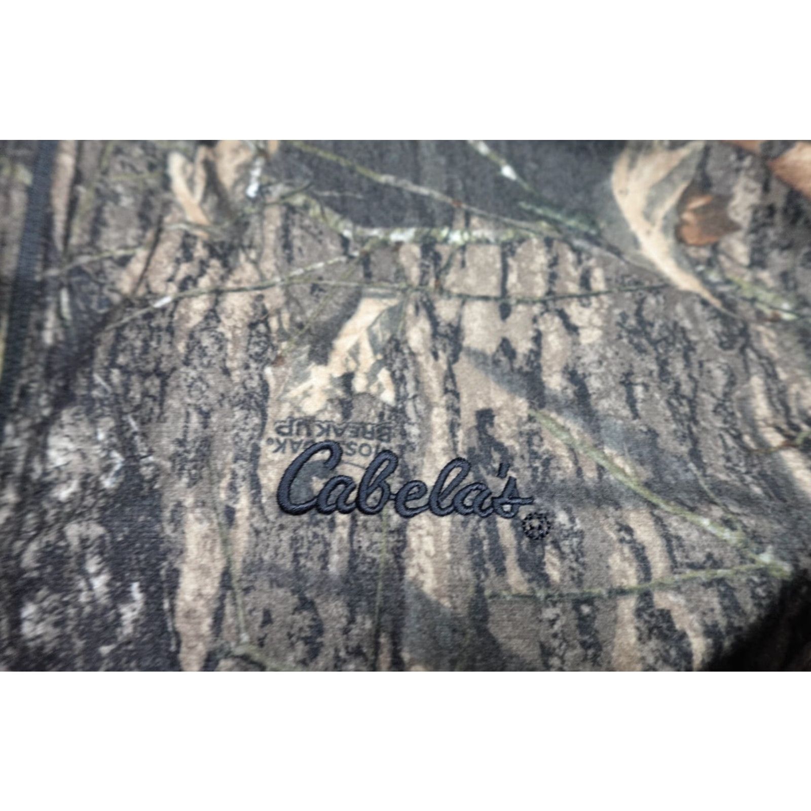 Vintage Cabela's Mossy Oak Camouflage Jacket Mens XL Brown Camouflage Jacket Overcoat Fleece Lined Hunting Winter Fall Spring Bodysuit? Size 46R - 2 Thumbnail