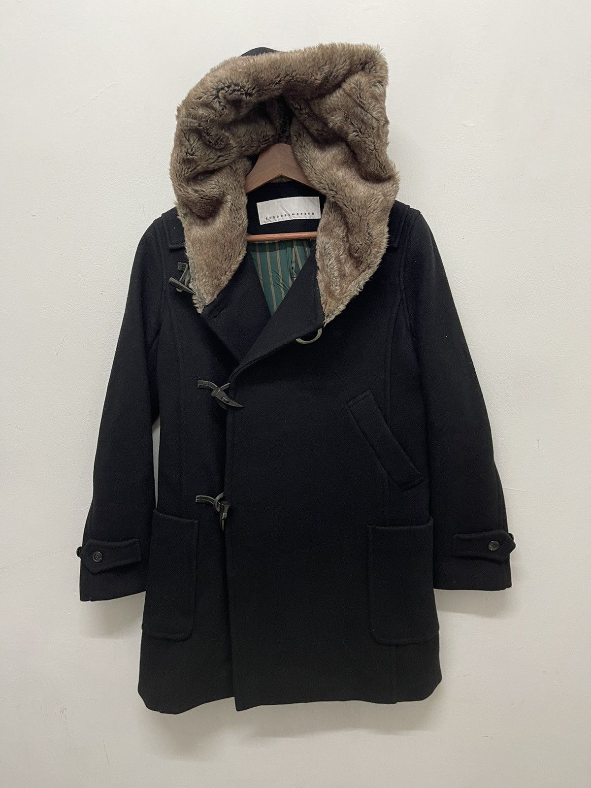 Issey Miyake × Sunao Kuwahara × Vintage Vintage ISSEY MIYAKE Sunao Kuwahara Hoodies Wool Size S / US 4 / IT 40 - 5 Thumbnail