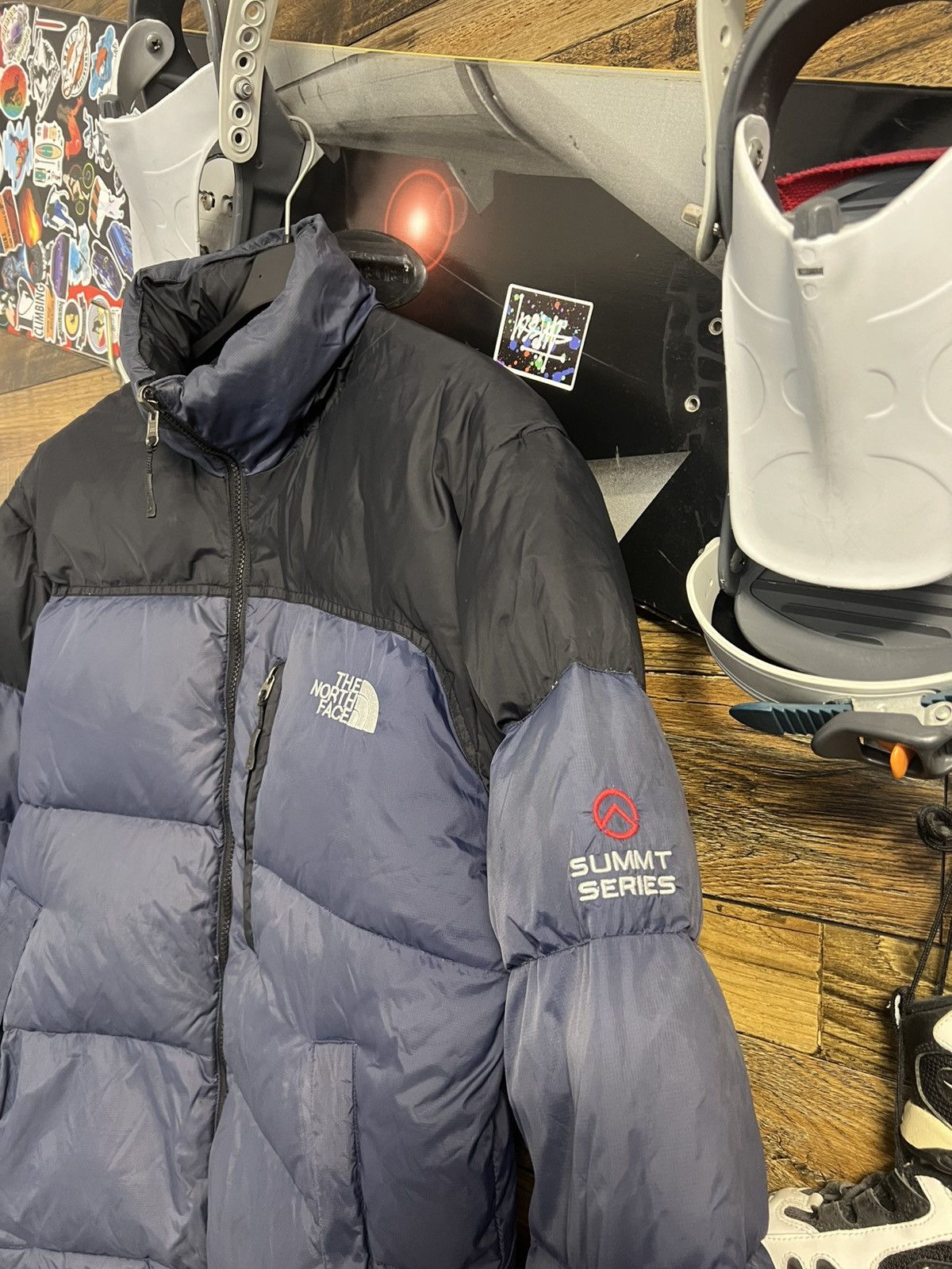 The North Face The North Face Summit Series Men's Puffer Down Jacket Navy M Size US M / EU 48-50 / 2 - 2 Thumbnail