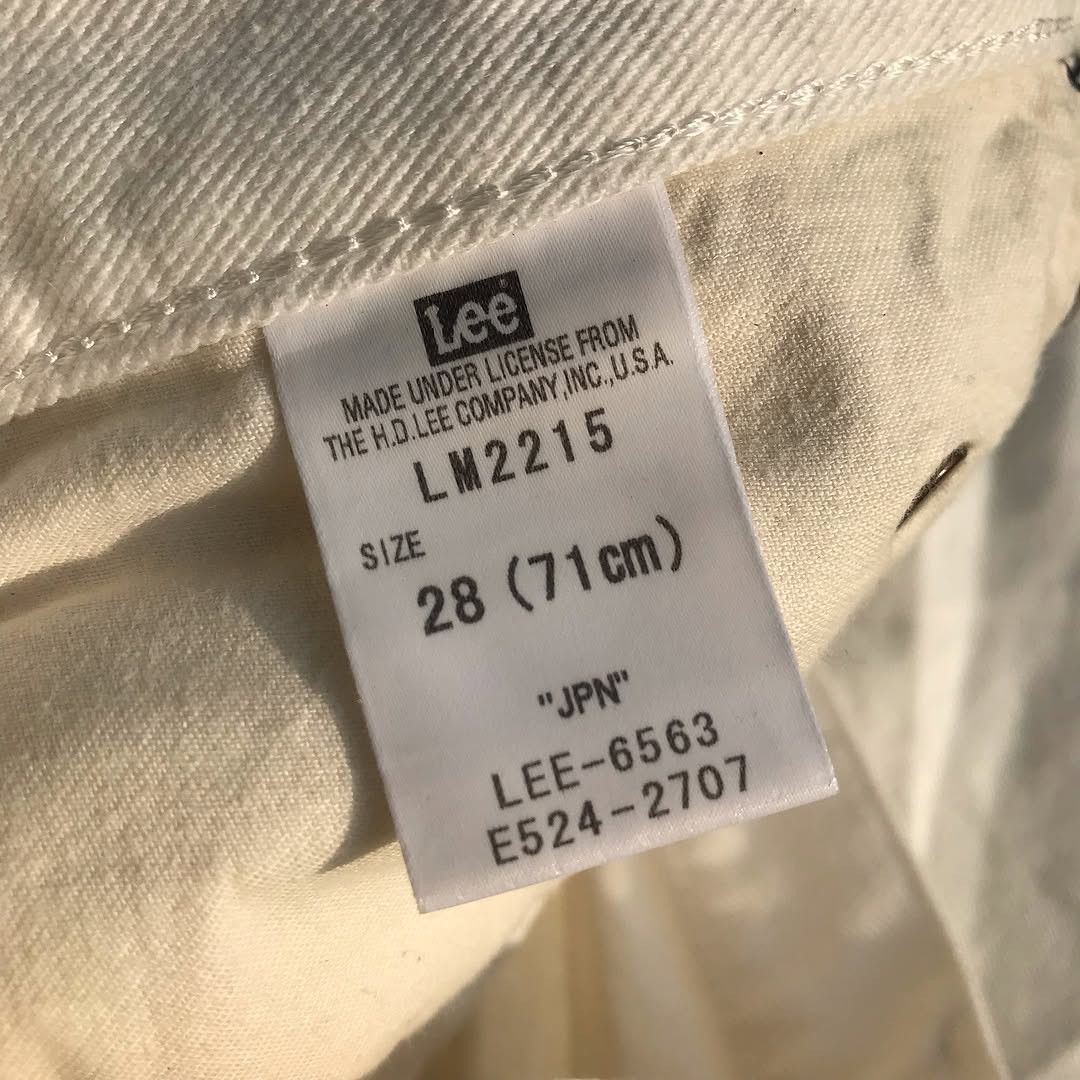 Hysteric Glamour × Jean × Lee Vintage Lee Westerner sanforized x kent in tradition white Size US 28 / EU 44 - 13 Thumbnail