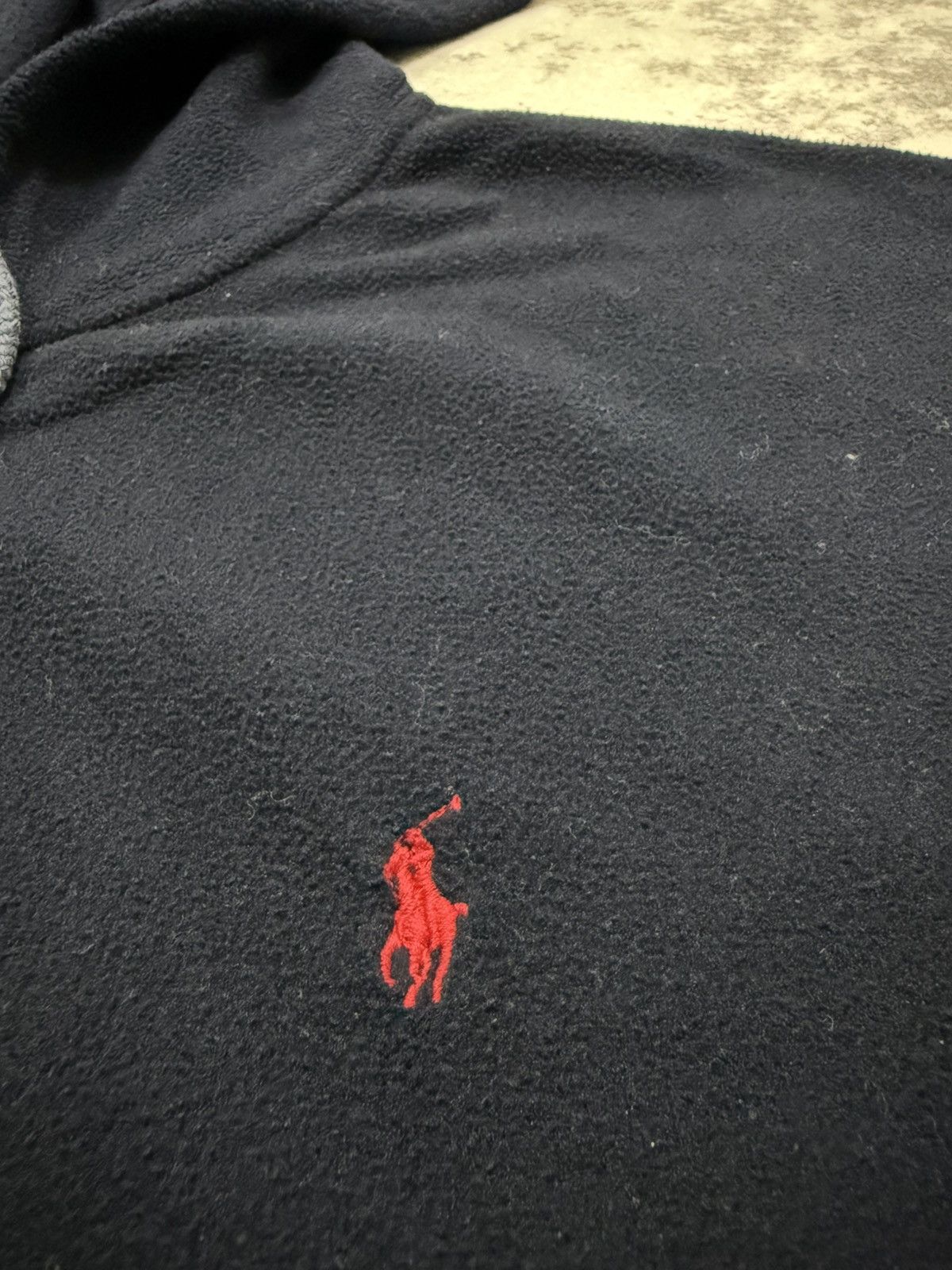 Polo Ralph Lauren Vintage Polo Ralph Lauren Small Pony Fleece Zip Up Sweater Size US XL / EU 56 / 4 - 7 Thumbnail