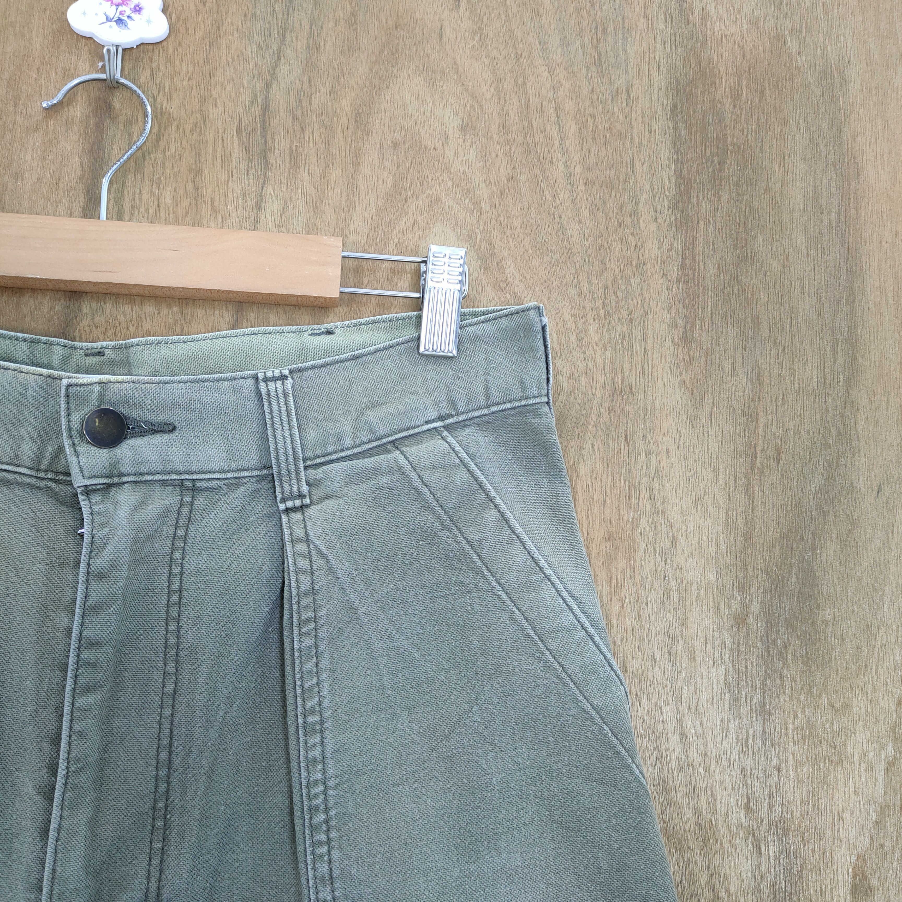Japanese Brand VINTAGE JAPANESE BRAND FADED BAGGY CARGO PANTS Size US 30 / EU 46 - 5 Thumbnail