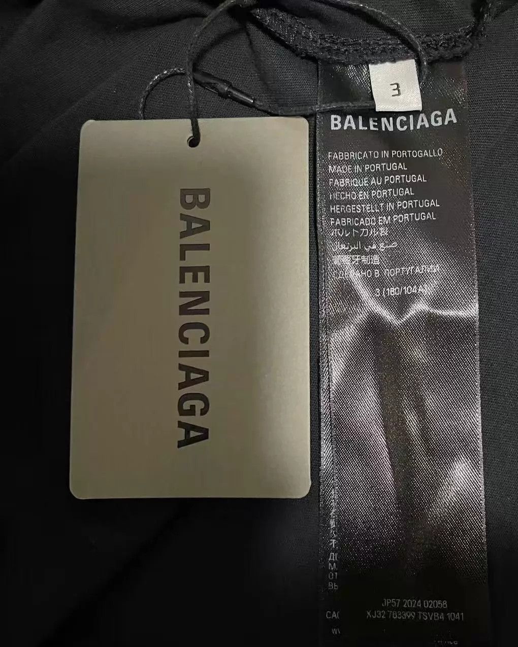 Balenciaga Balenciaga 25ss Phantom Fade Distressed Frayed Hem T 3 New Size XL / US 12-14 / IT 48-50 - 4 Thumbnail