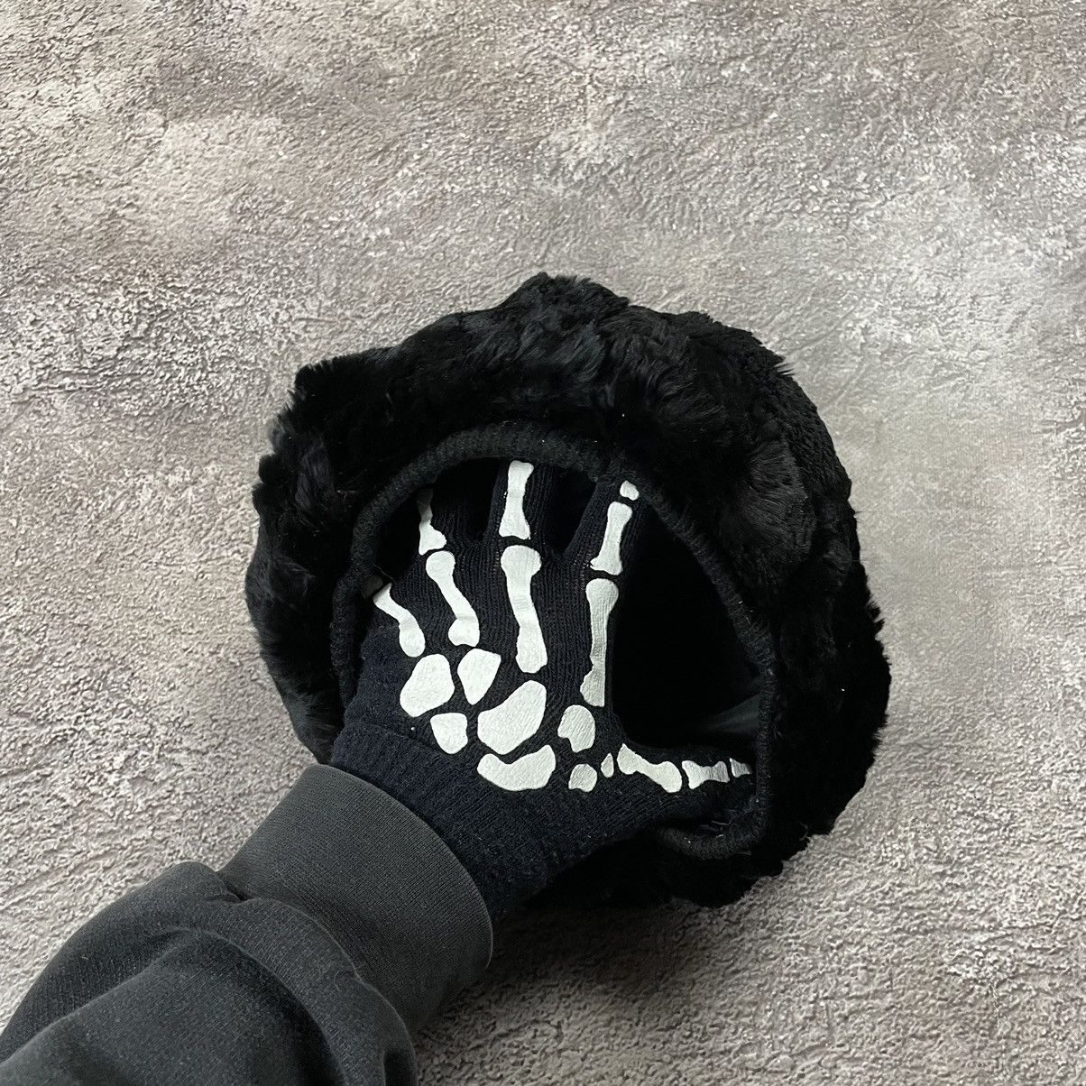 Vintage Vintage 90s Black Mohair Beanie Ushanka Grunge Alt Boxy OS Size ONE SIZE - 3 Thumbnail