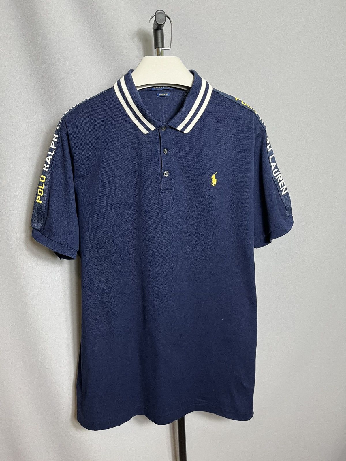 Polo Ralph Lauren × RRL Ralph Lauren Polo Ralph Lauren Classic Fit Men’s Blue cotton short sleeve Size US XL / EU 56 / 4 - 1 Thumbnail