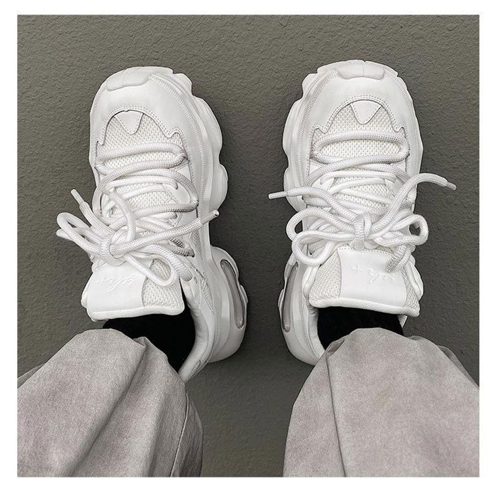 Other White Chunky Sneakers Size US 8 / EU 41 - 3 Thumbnail