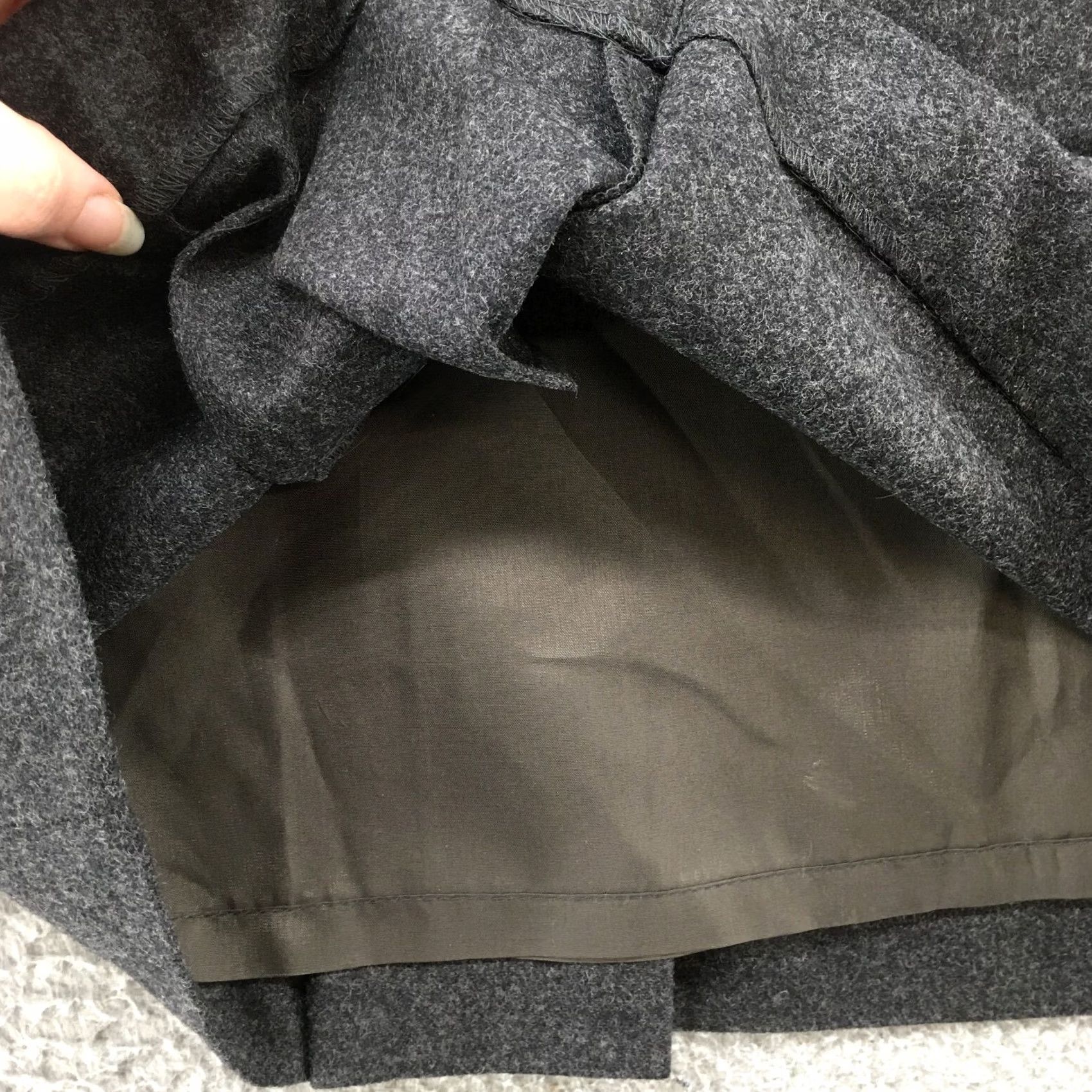 Banana Republic Banana Republic A-Line Wool Skirt Womens 8 Pleated Double Lined Side Zip Casual Size 30" / US 8 / IT 44 - 6 Thumbnail