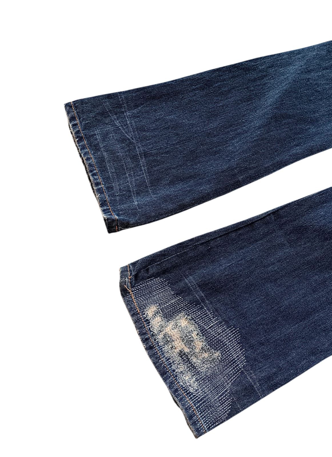 Japanese Brand Vintage Big train flared low rise jeans Size US 28 / EU 44 - 10 Thumbnail
