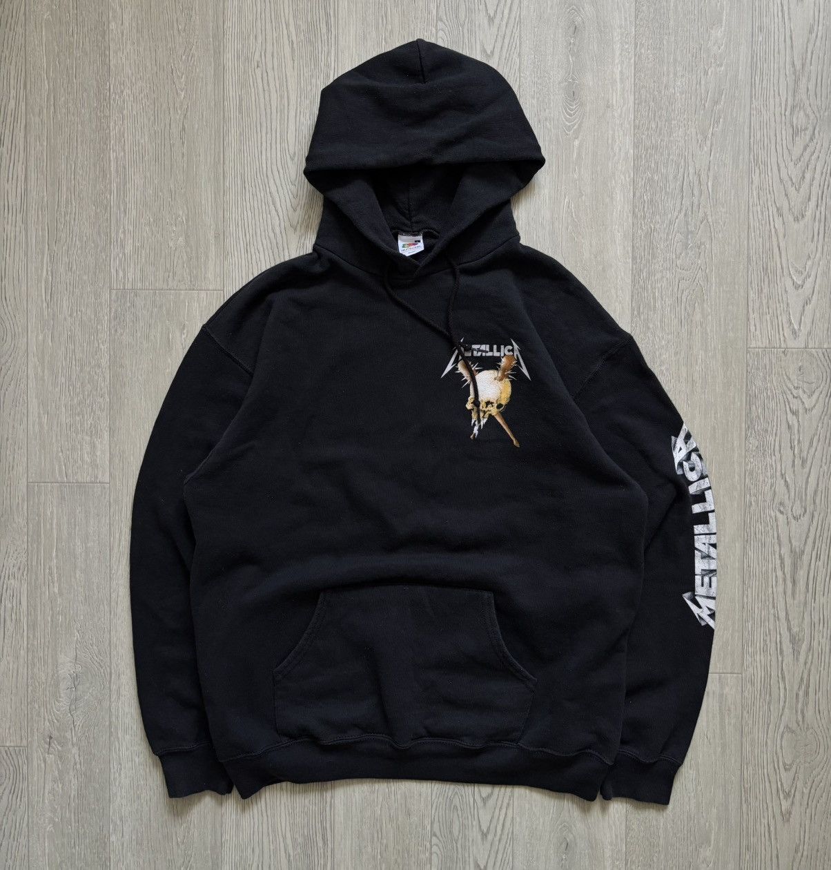 Band Tees × Fruit Of The Loom × Vintage Vintage Metallica 1994 Hoodie Rock Rare Size US L / EU 52-54 / 3 - 3 Thumbnail