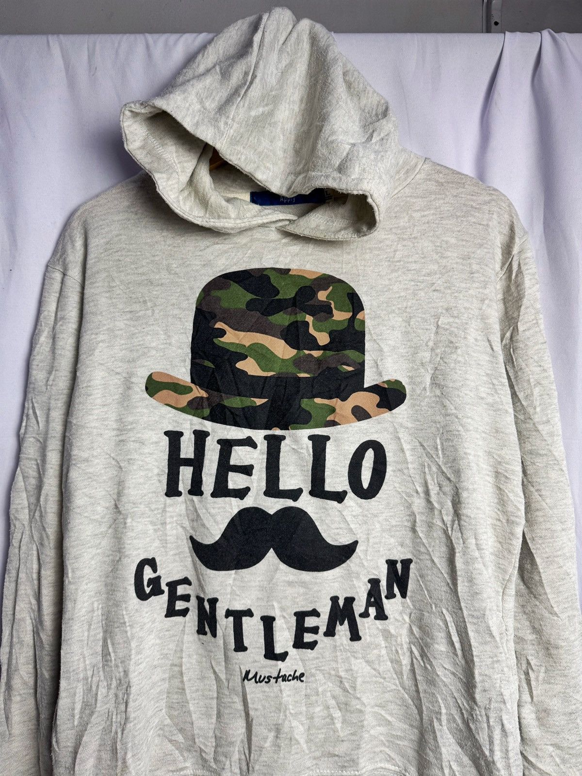 Hysteric Glamour × Japanese Brand × PPFM Japanese Brand Apply Hello Gentleman Hoodie Size US M / EU 48-50 / 2 - 2 Thumbnail