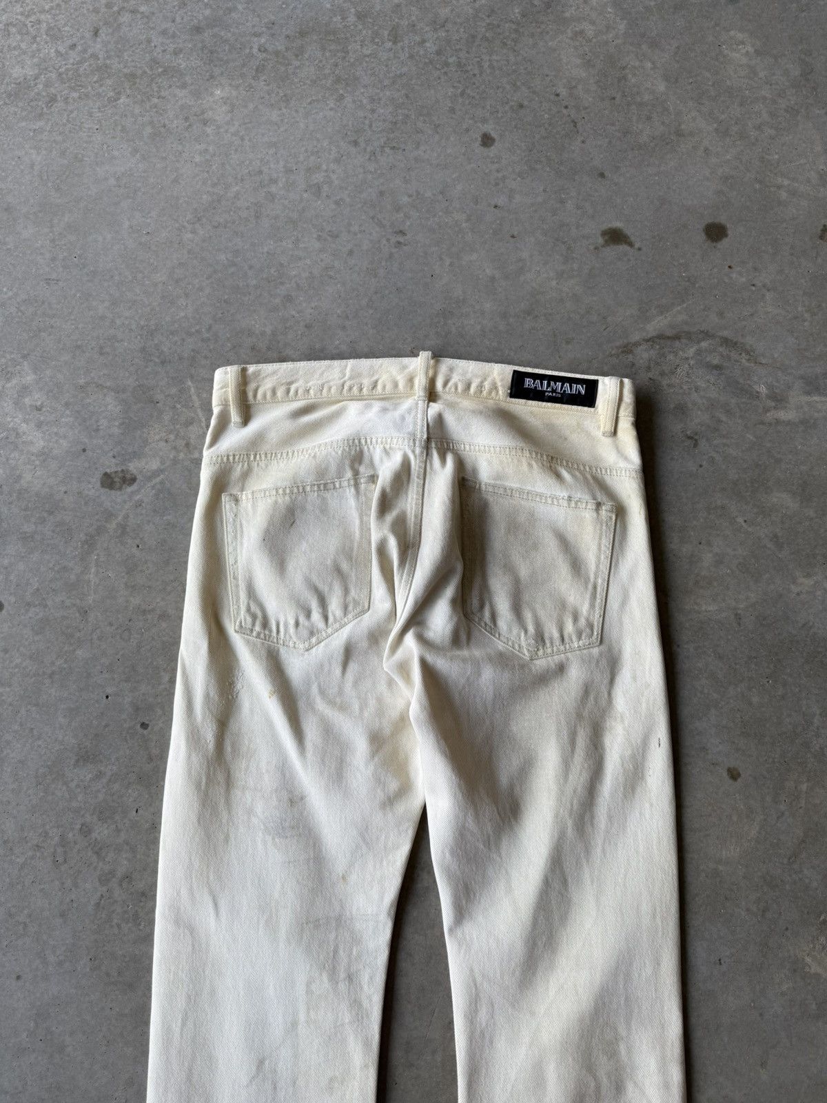 Balmain Balmain SS12 Dirty Wash Denim Size US 30 / EU 46 - 7 Thumbnail