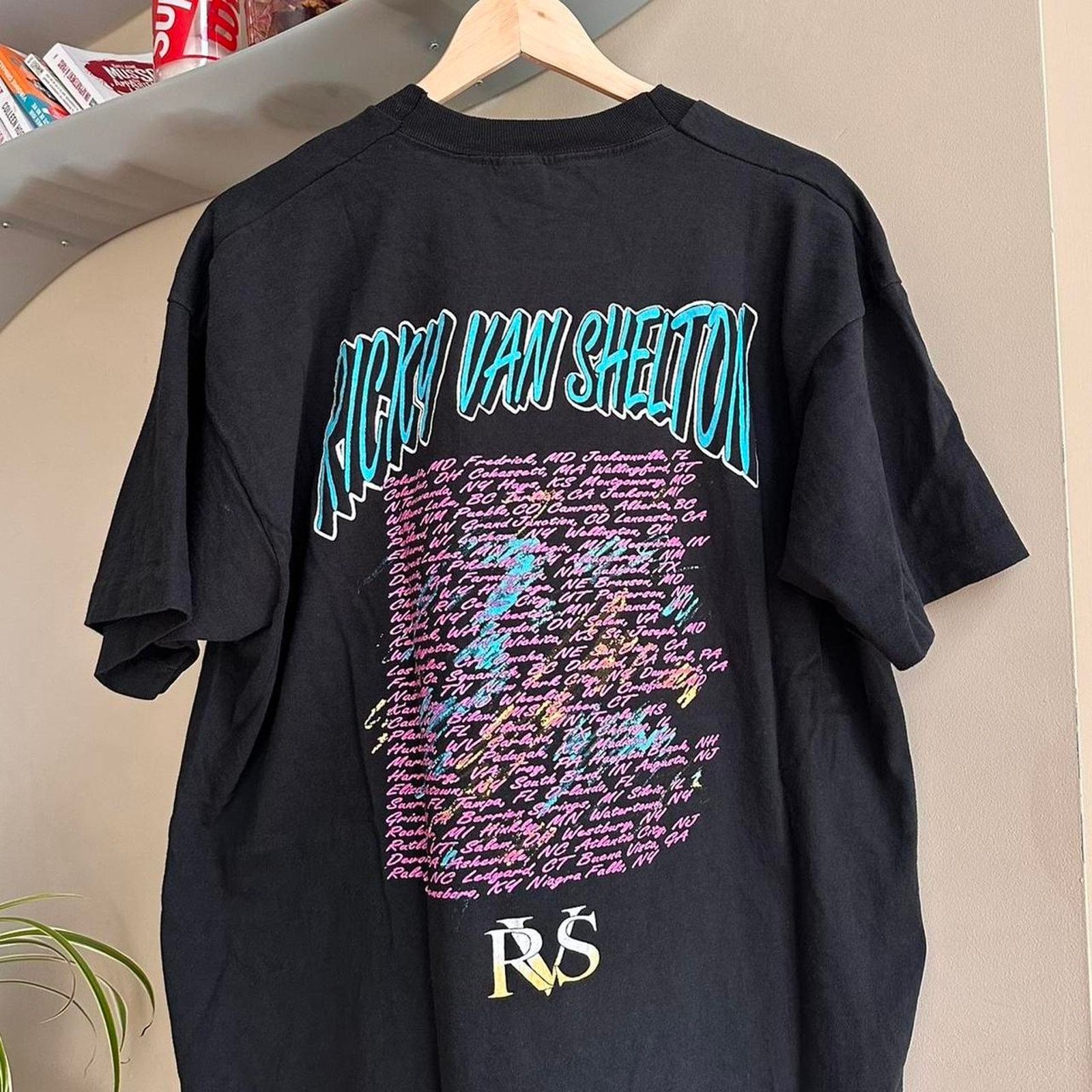Band Tees × Vintage Vintage Ricky Van Shelton Concert Tour T-Shirt Size US XL / EU 56 / 4 - 7 Thumbnail
