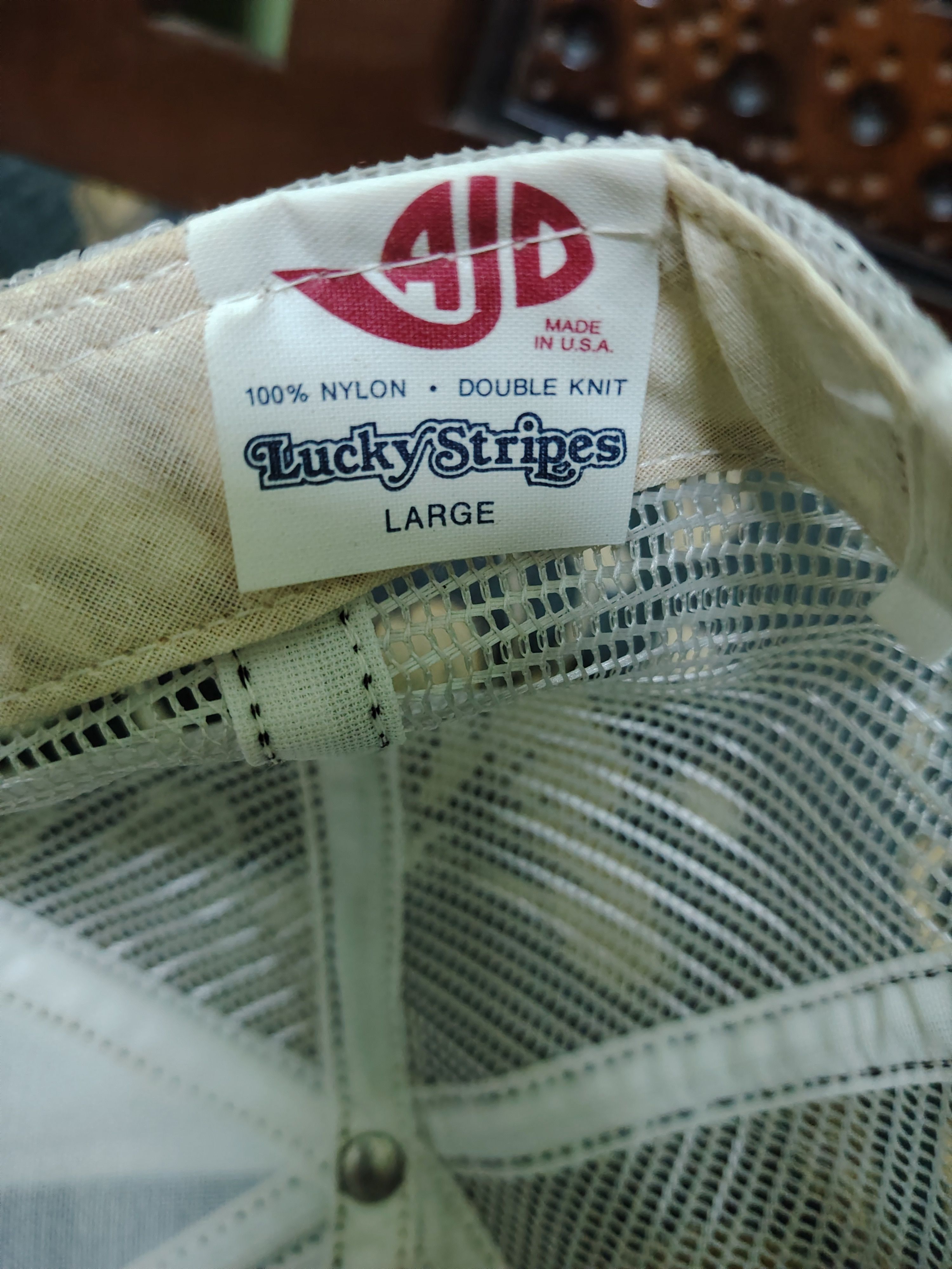 NFL × Vintage Vintage L.A. RAIDERS Trucker Cap SNAPBACK Lucky Stripes Size ONE SIZE - 6 Thumbnail