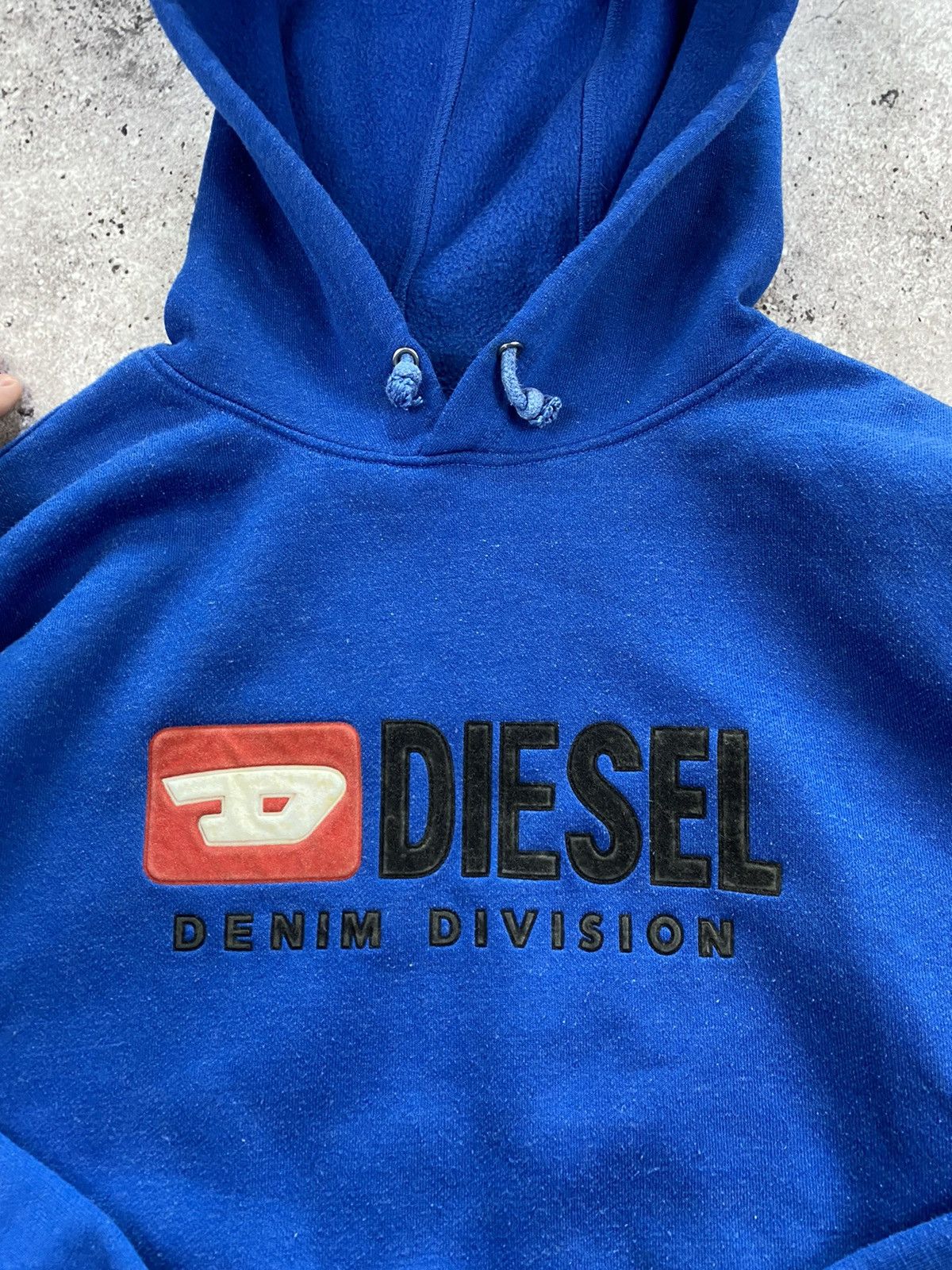 Diesel × Vintage Vintage Diesel Denim Division Y2K 00s Boxy Hoodie Hype Rare Size US L / EU 52-54 / 3 - 4 Thumbnail