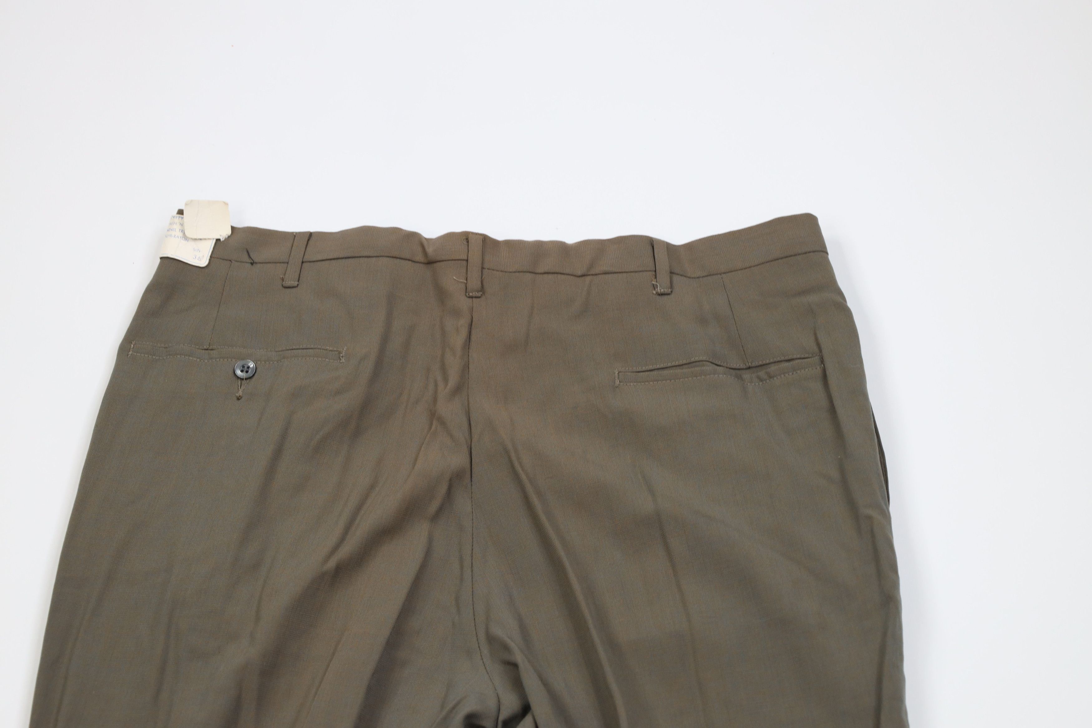 Vintage Deadstock Vintage 50s Rockabilly Chino Pants Trousers USA Size US 36 / EU 52 - 11 Thumbnail
