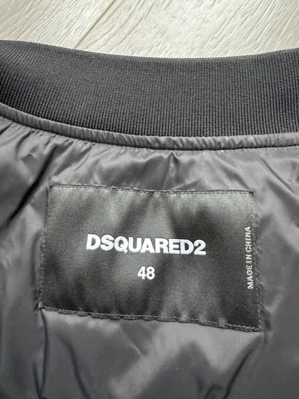 Dsquared2 RRP$1000 Dsquared2 ICON Bomber Down Jacket Size US M / EU 48-50 / 2 - 7 Thumbnail