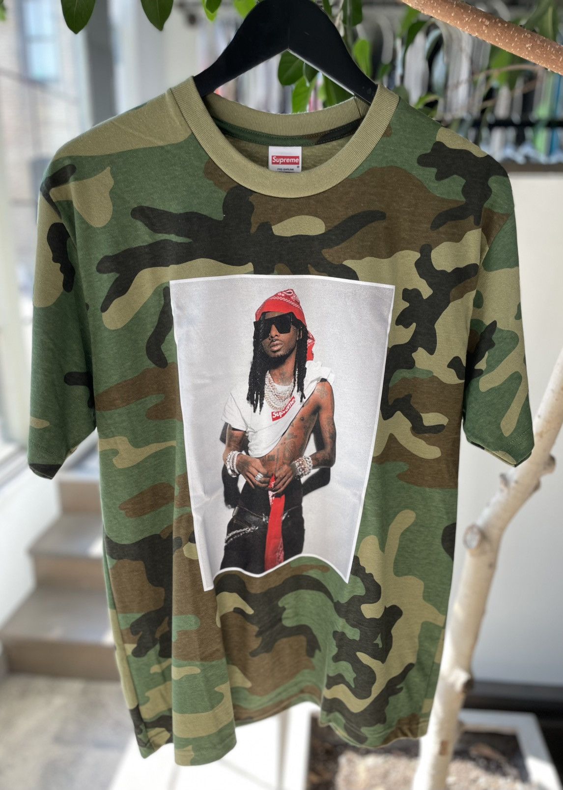 トップス supreme Playboi Carti Tee Woodland Camo Buy Supreme Playboi Carti Tee 'Woodland Camo' - FW25T50