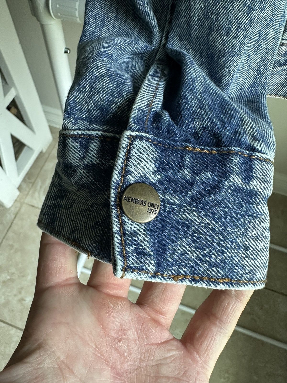 Members Only Vintage Members Only Denim Jacket Blue Size US L / EU 52-54 / 3 - 6 Thumbnail