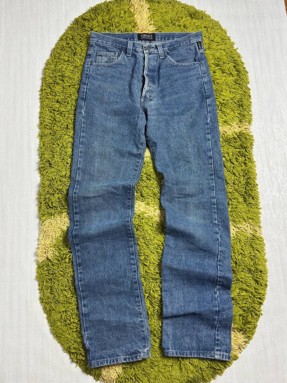 Versace × Versace Jeans Couture × Vintage Versace Jeans Couture Pants Streetwear Vintage Logo Y2K Size US 32 / EU 48 - 2 Thumbnail
